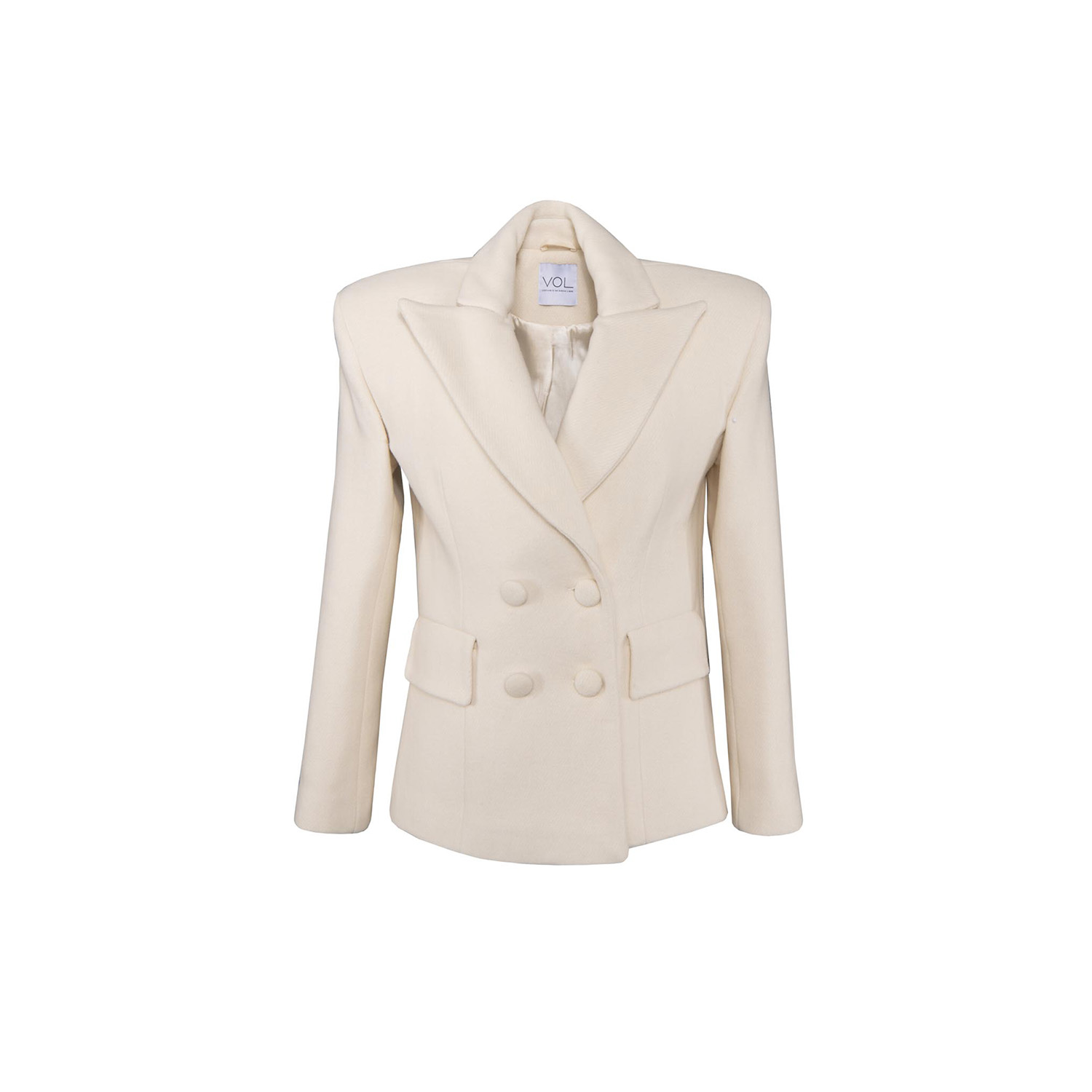 Vestiaire D'un Oiseau Libre Women's White Wool Jacket