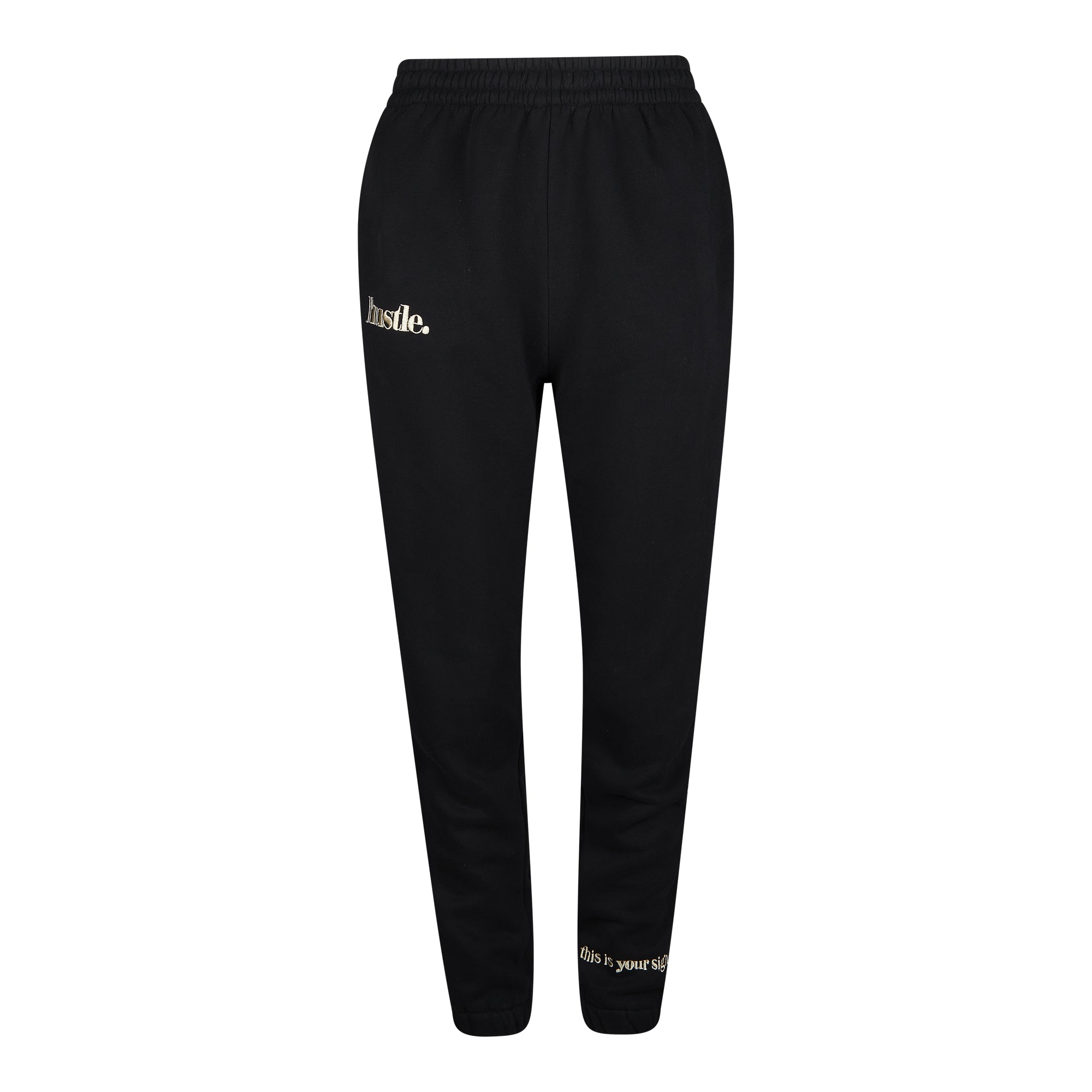 Women’s The Angel Number Sweatpants - Black Small Hustle the Label