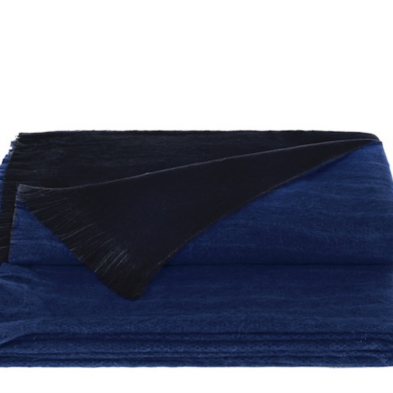 Alpaca Loca Double Plaid Royal & Cobalt Blue