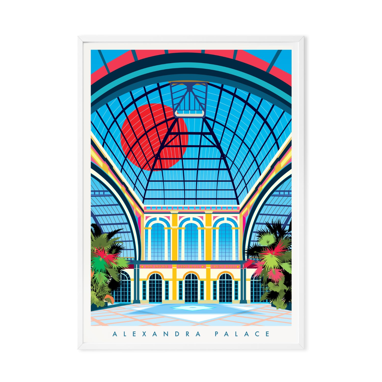 Alexandra Palace London Art Print A3 297 X 420Mm Eye for London Prints