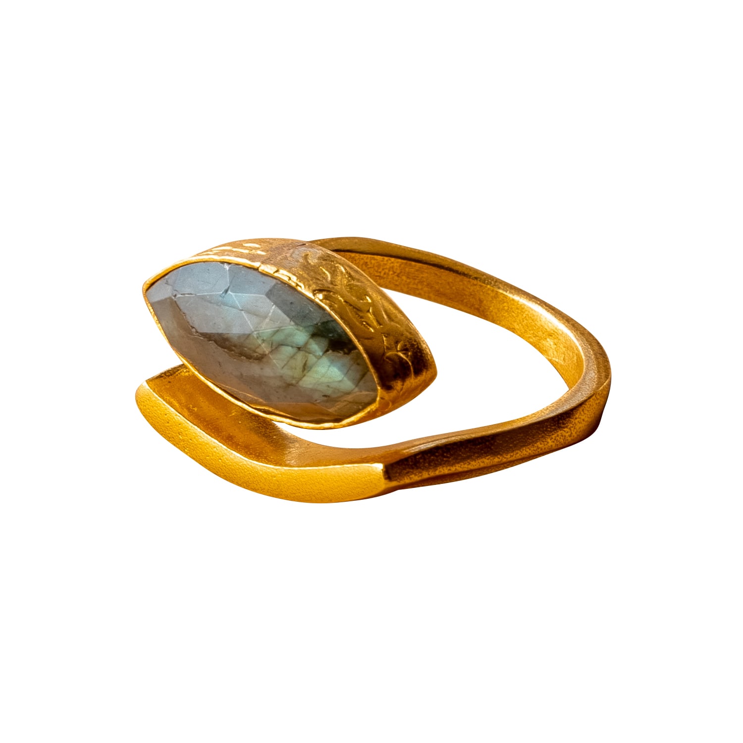 Women’s Gold Hamsa Ring Rōz