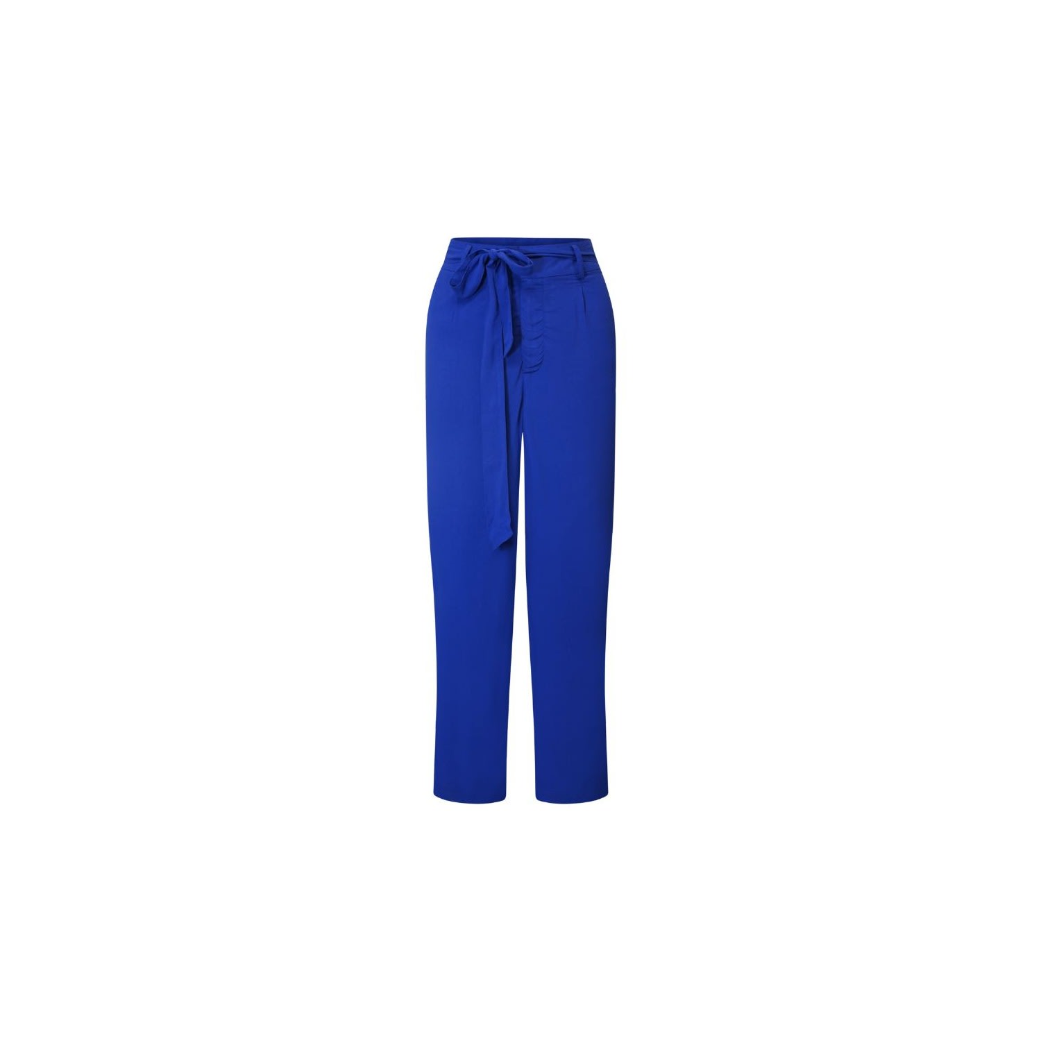 Oliveankara Women's Kianga Cropped Straight-leg Pants - Blue African Ocean - Ilc Oa Og In Blue