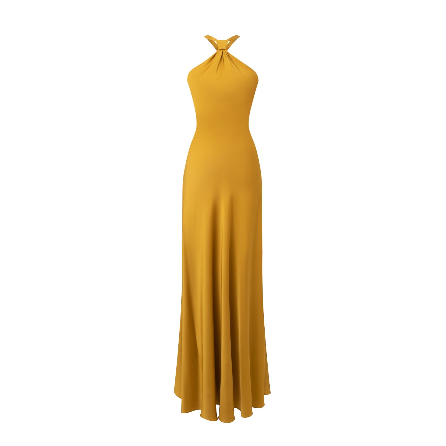 Women’s Yellow / Orange Margot Evening Gown Medium Lily Phellera