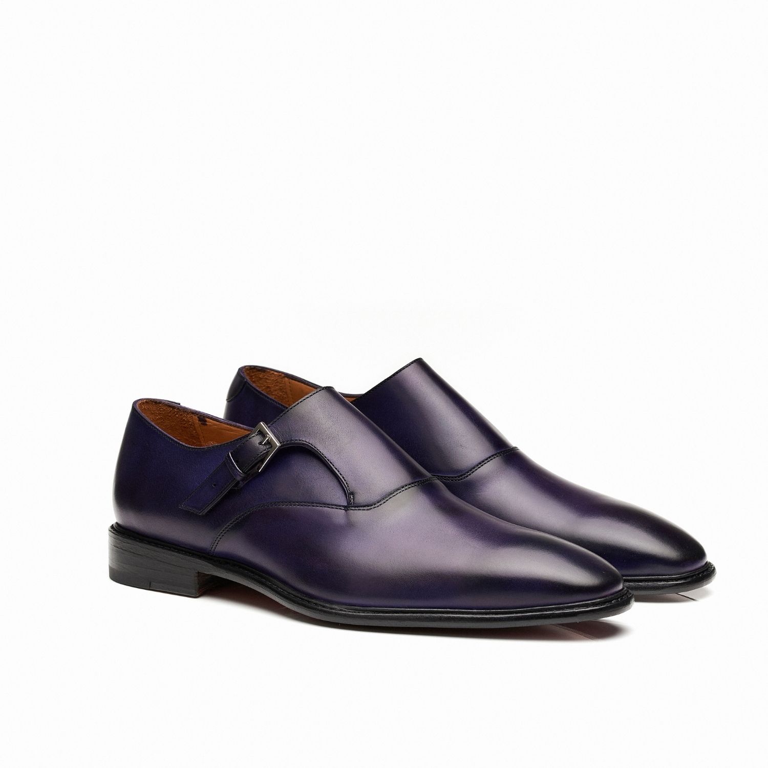 Mariano Shoes Men's Beja Aubergine Oxford Blue In Blue