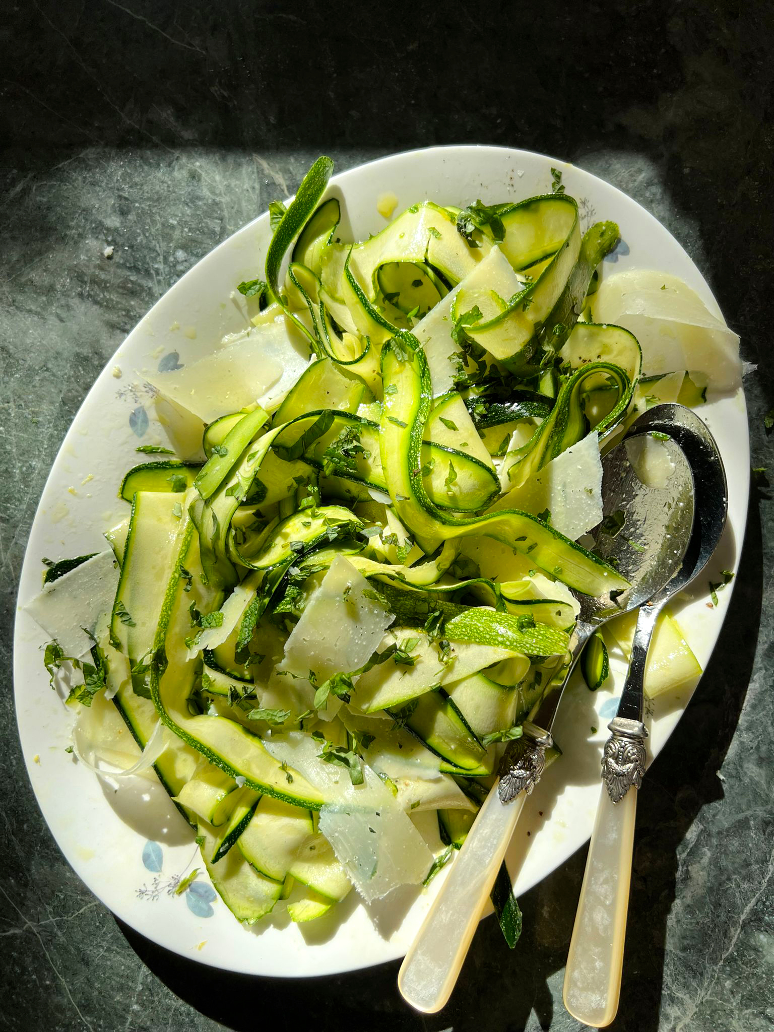 Courgette and Pecorino Salad