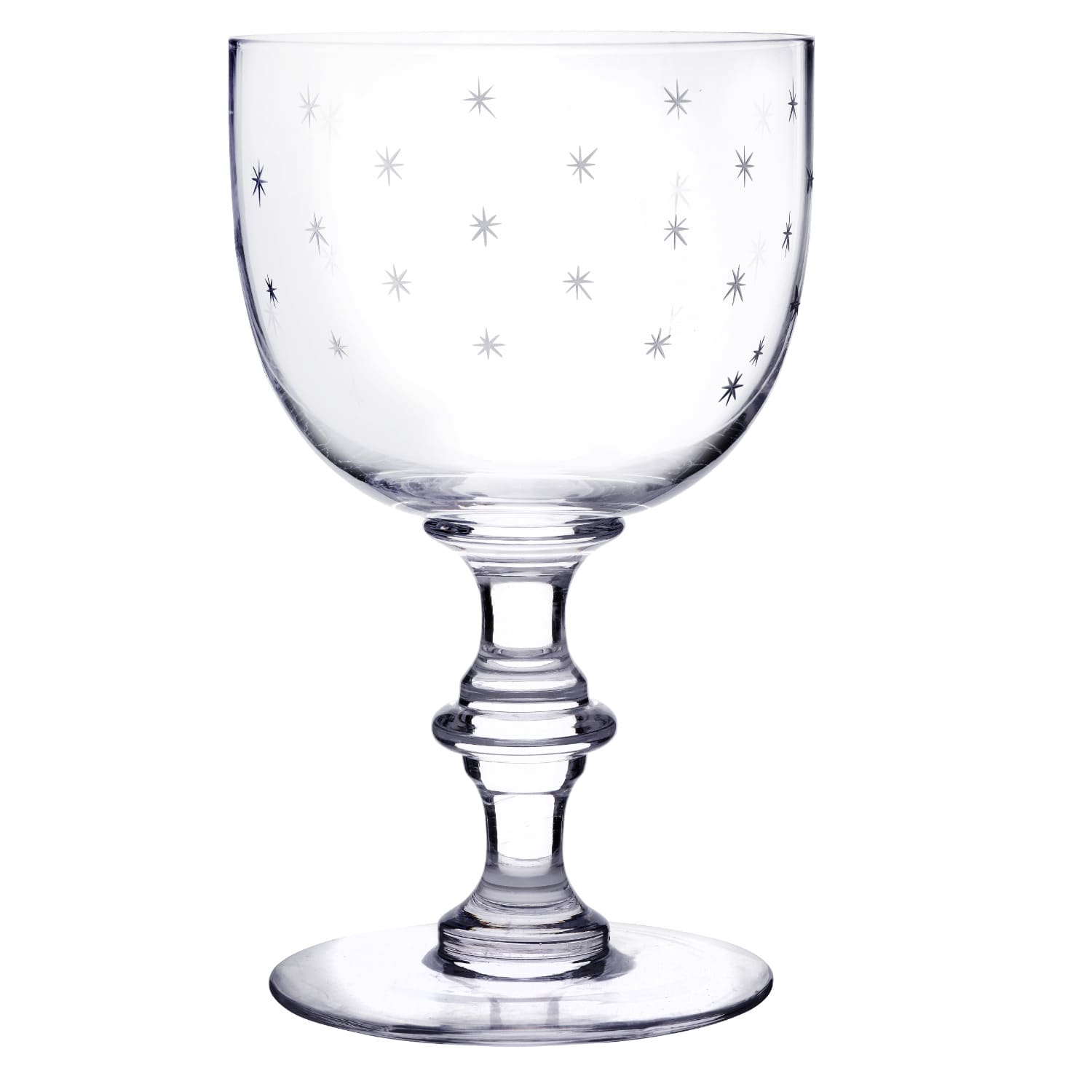 crystal wine goblets