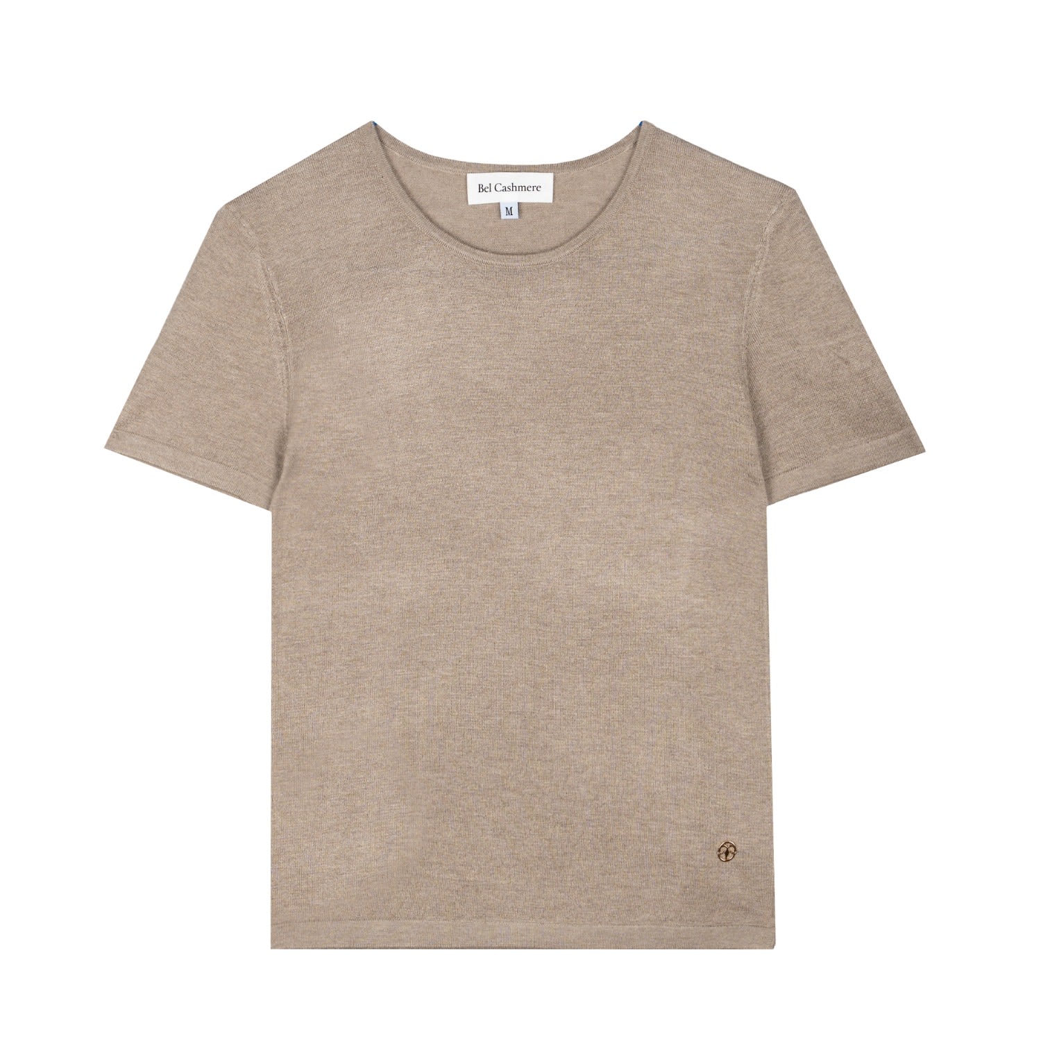 Bel Cashmere Women's Neutrals Valentina Silk And Cashmere Shirt Sand