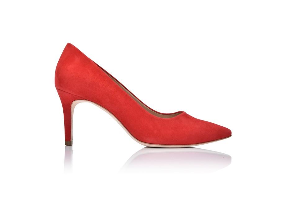 Women’s Deborah Red Hot Kid Suede 5.5 Uk Joan Oloff Shoes