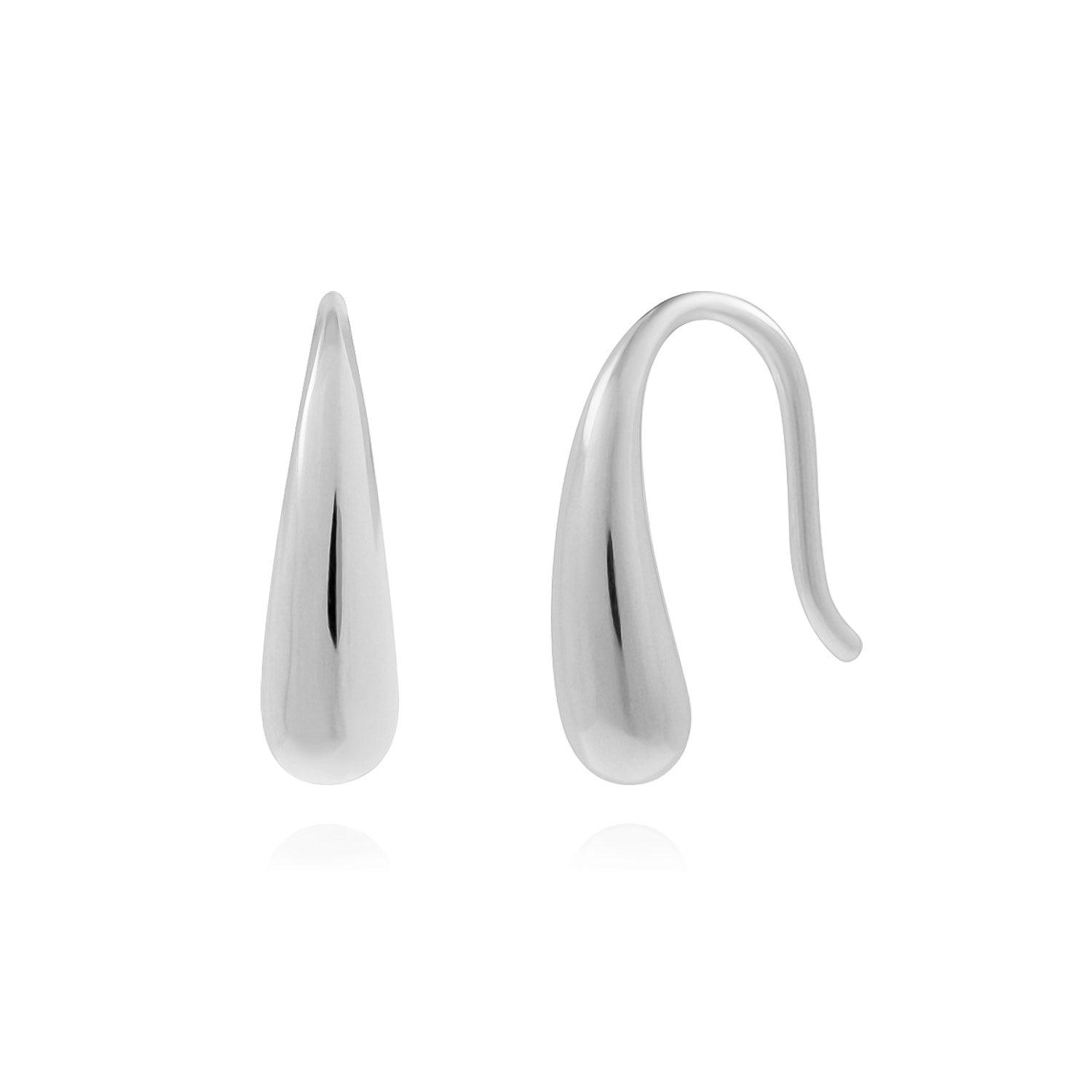 Cote Cache Women's Silver Teardrop Earrings In Silver