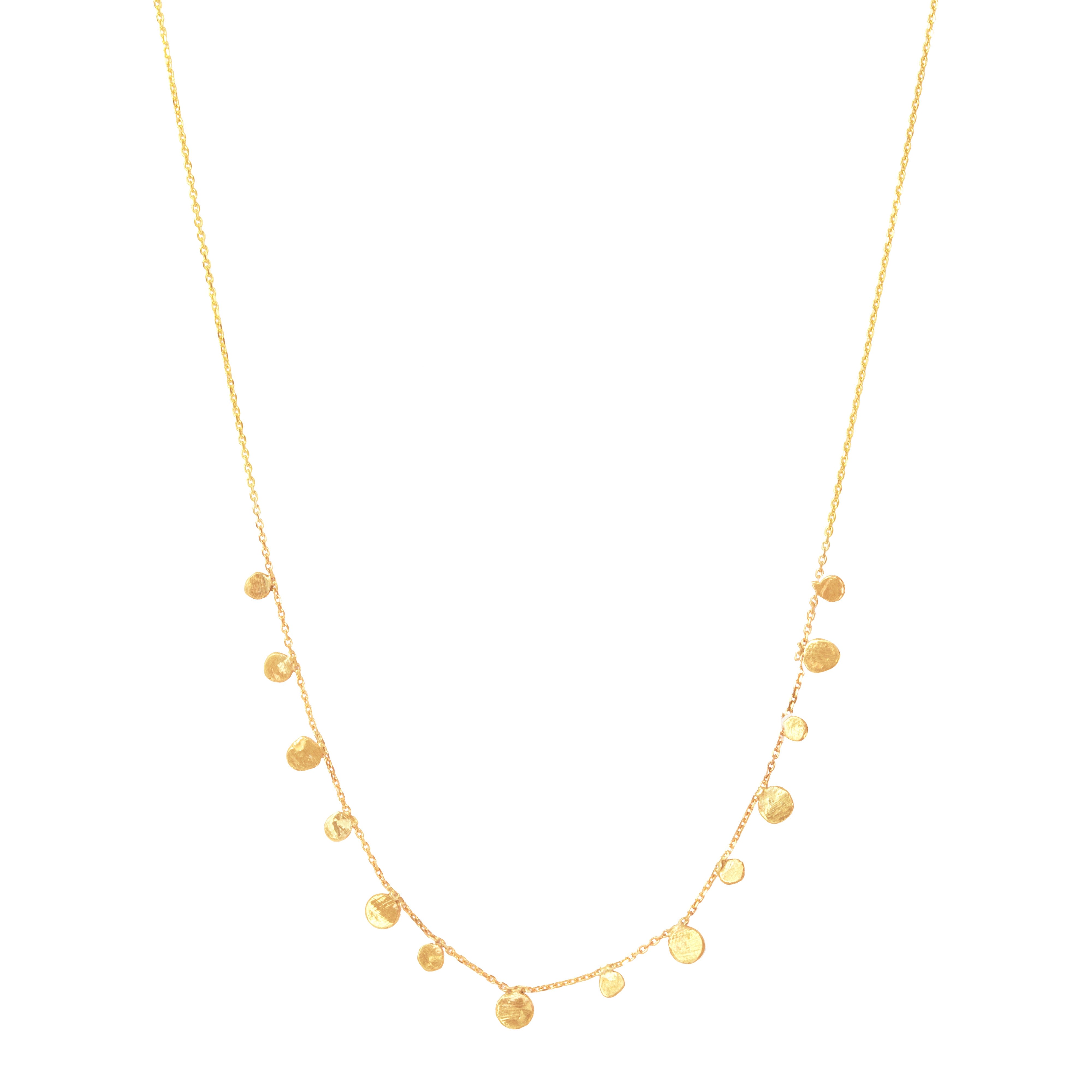 Women’s Scattered Stars Demi Necklace In Solid Gold Lily Flo Jewellery