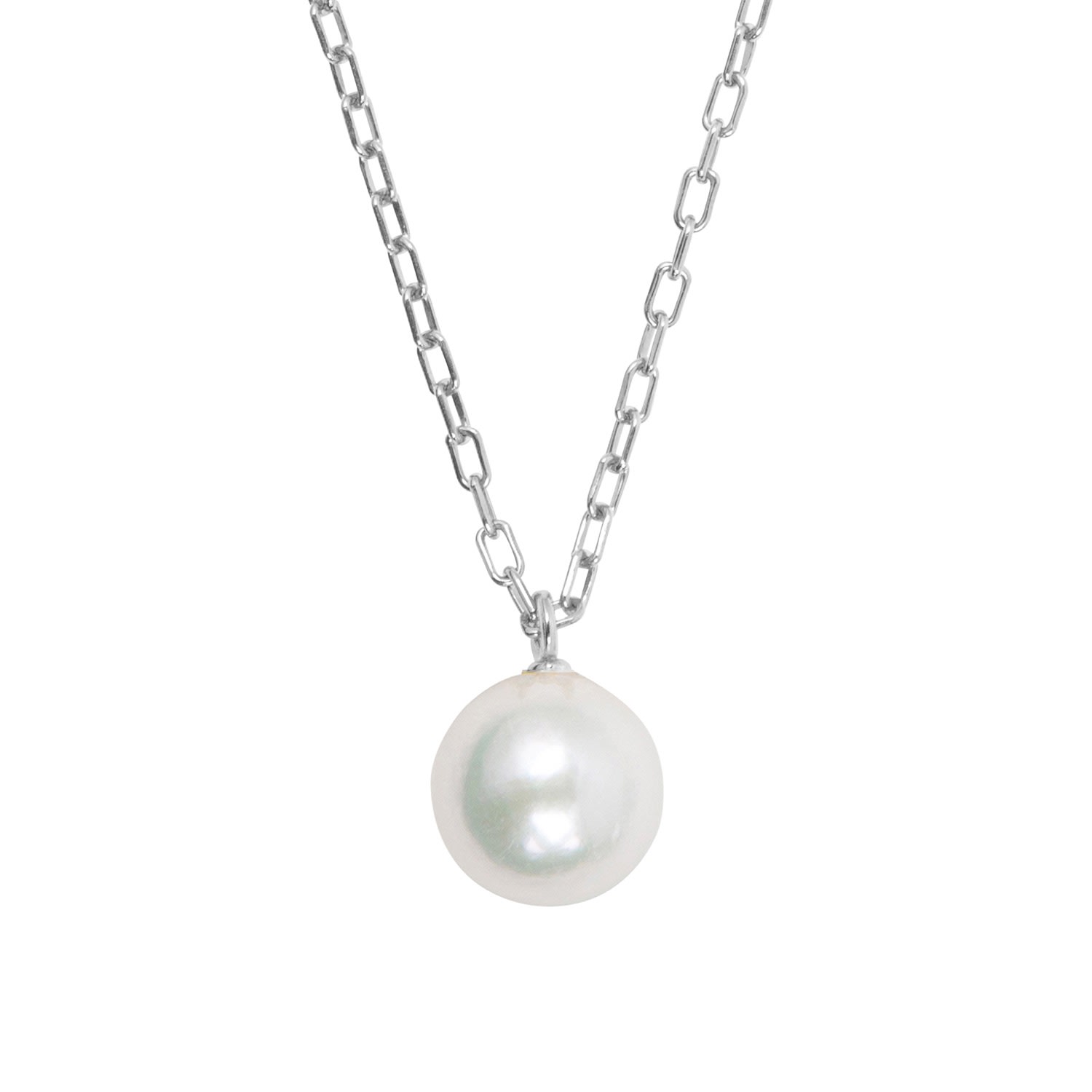 Women’s White / Silver Orbia X L Pearl Pendant - Silver Ora Pearls