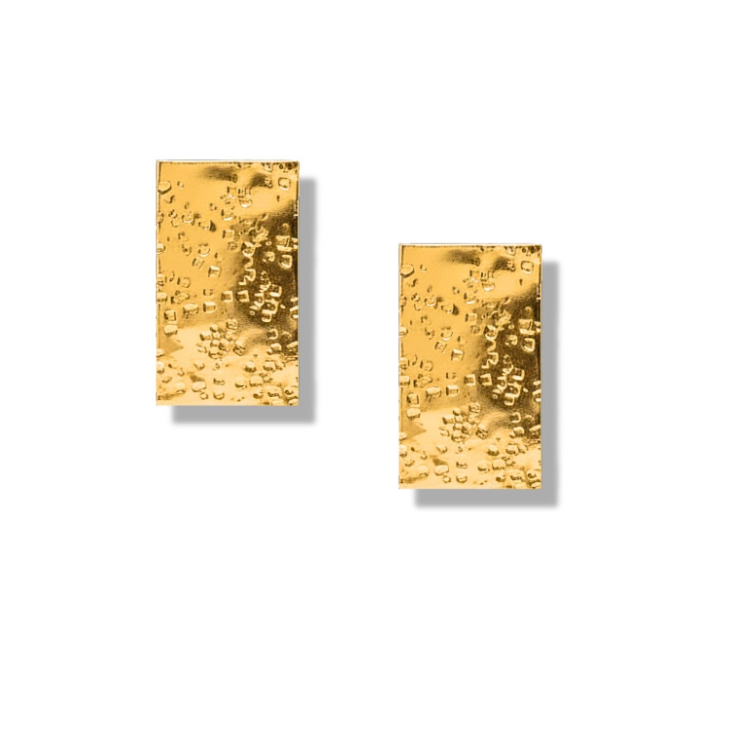 Jaredjamin Women's Gold Cuszco Post Earrings