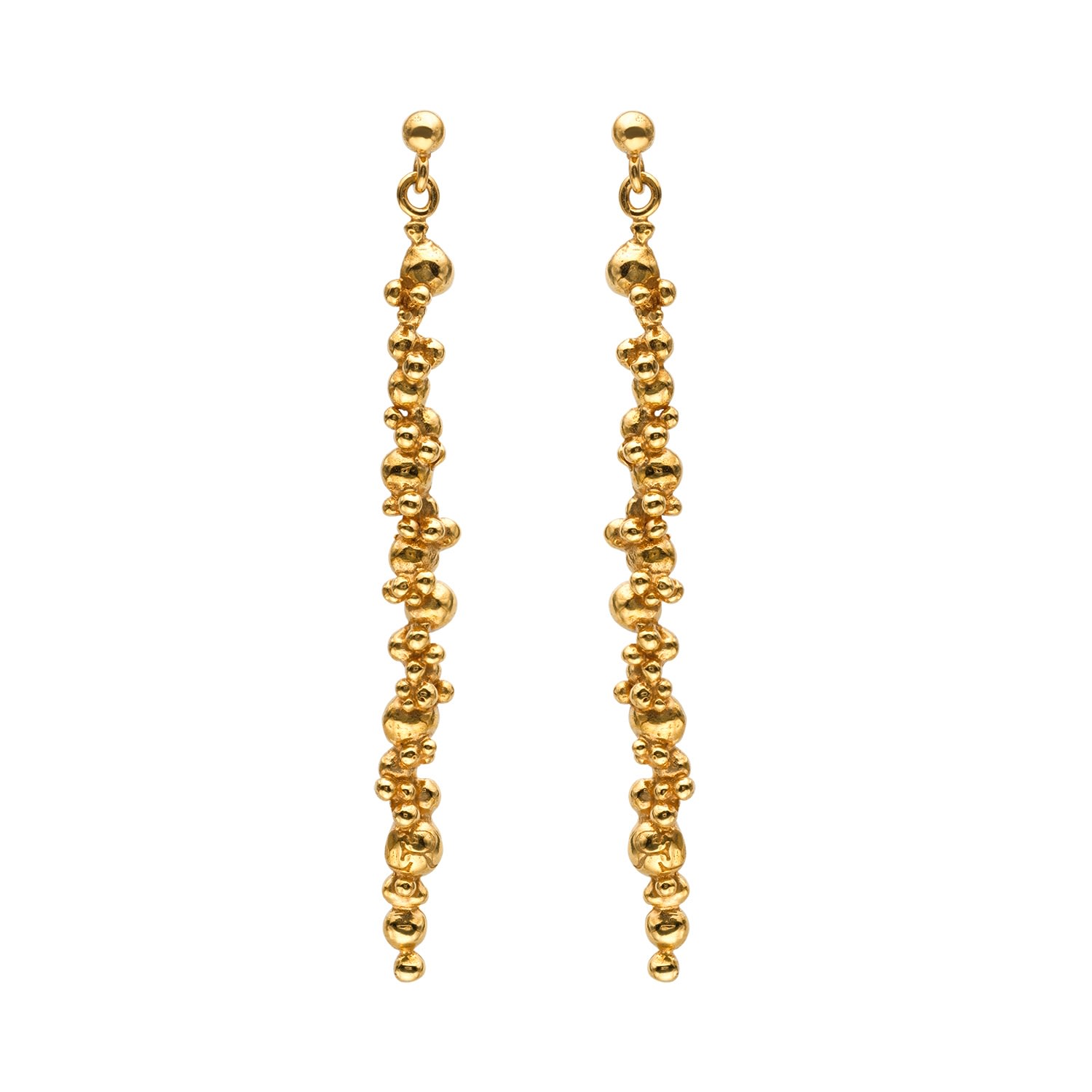 Shop Eva Remenyi Women's Céleste Deux Earrings Gold