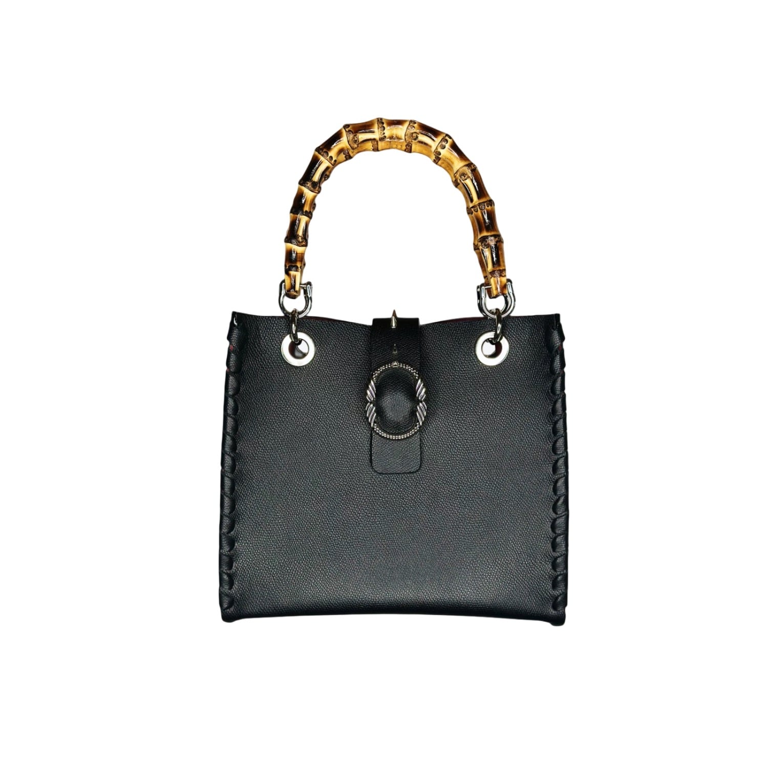 Ruj Heritage Women's Bamboo Bag Black