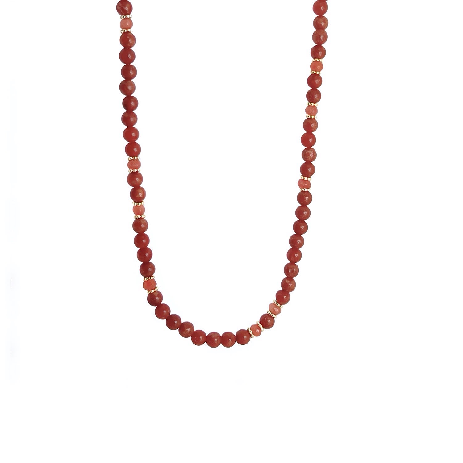 Cvlcha Women's Red Adiana Coral Necklace