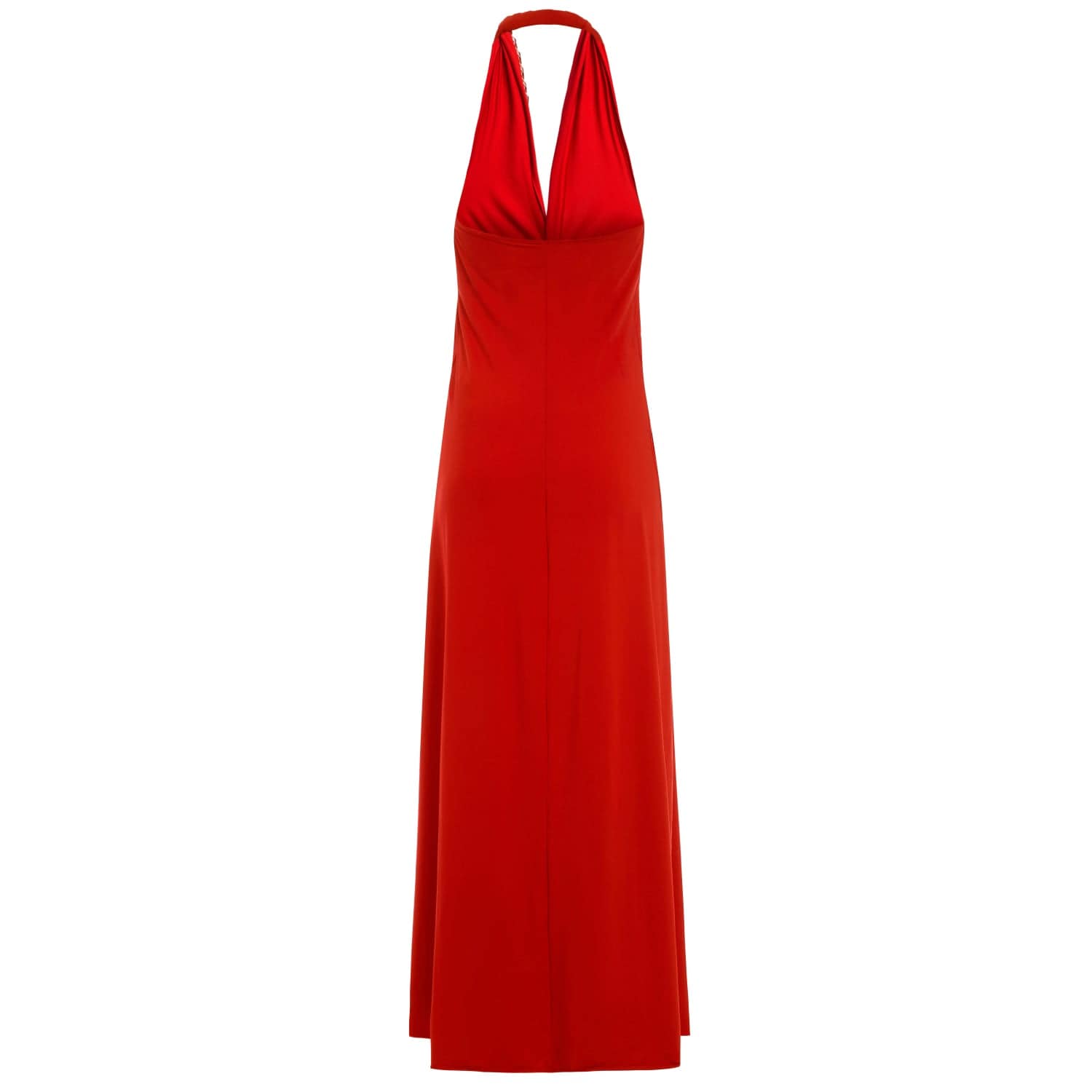 Sophia Gold Chain Maxi Dress In Red | N'Onat | Wolf & Badger