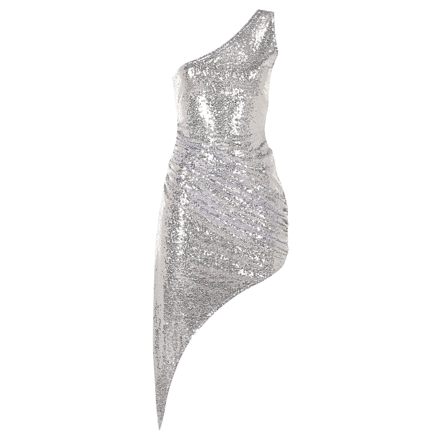 Basak Couture Women's  Silver Gown Dress In Silver