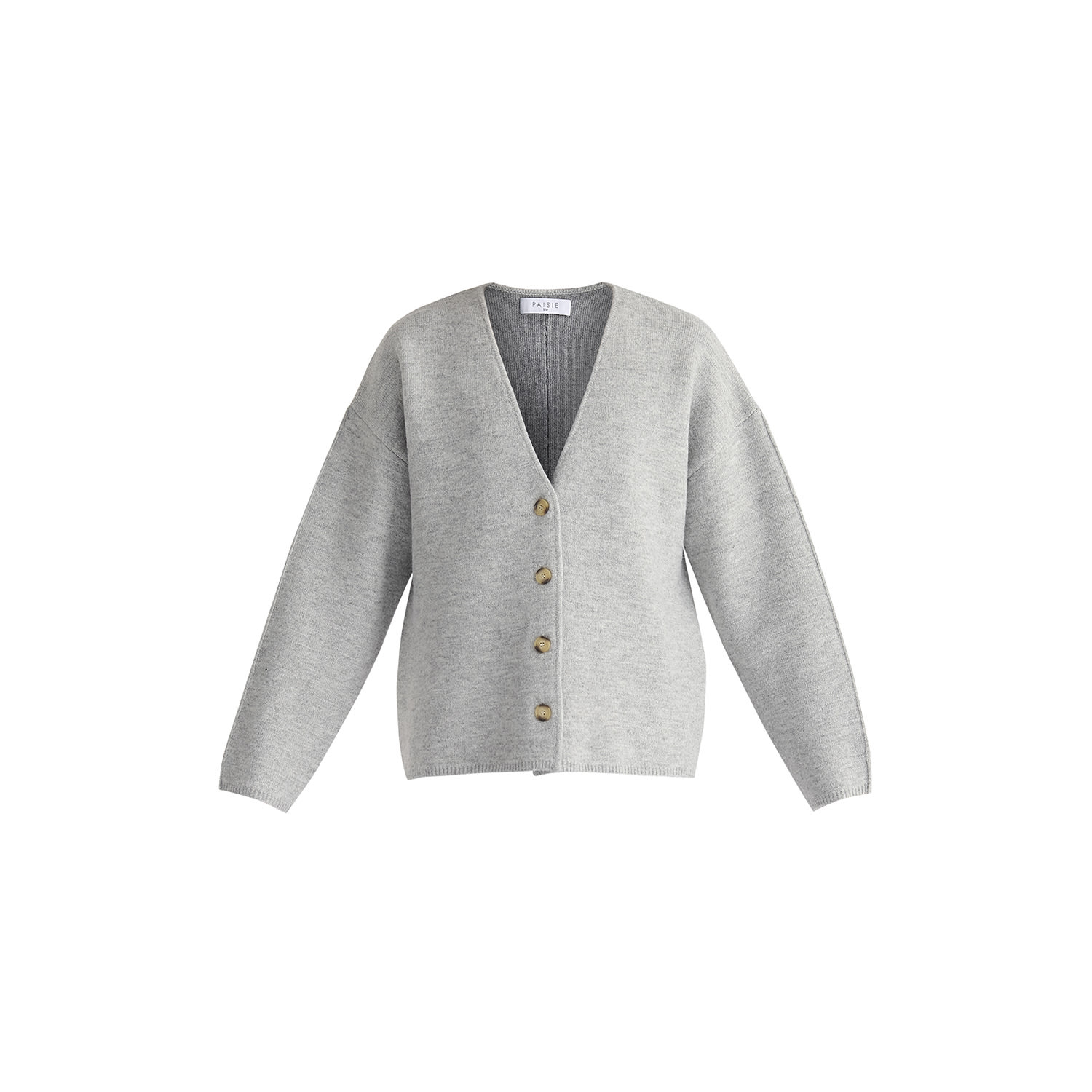 Paisie Women's Two-tone Cardigan In Grey In Grey