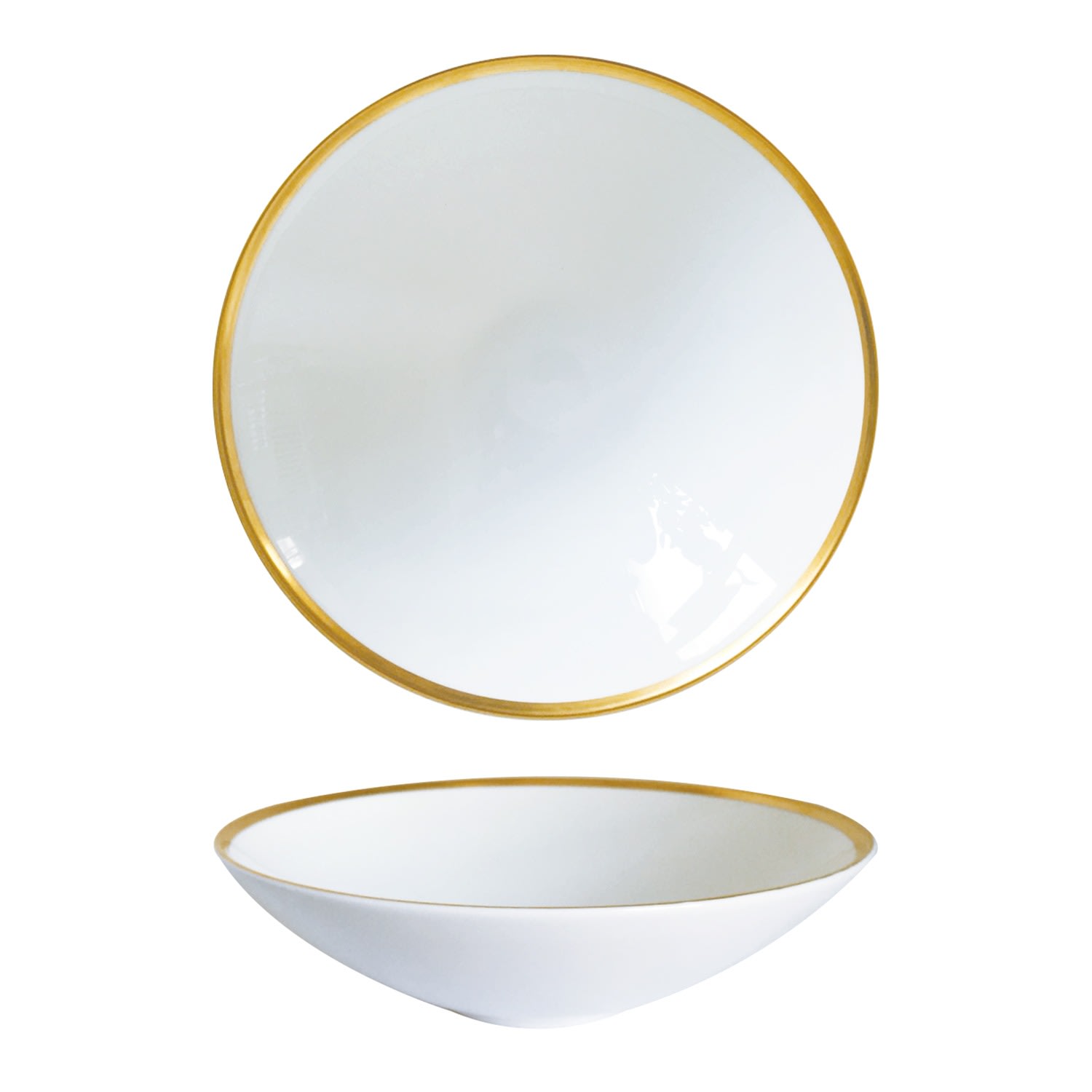 Golden Edge - Set Of Two Soup Bowls Twig New York