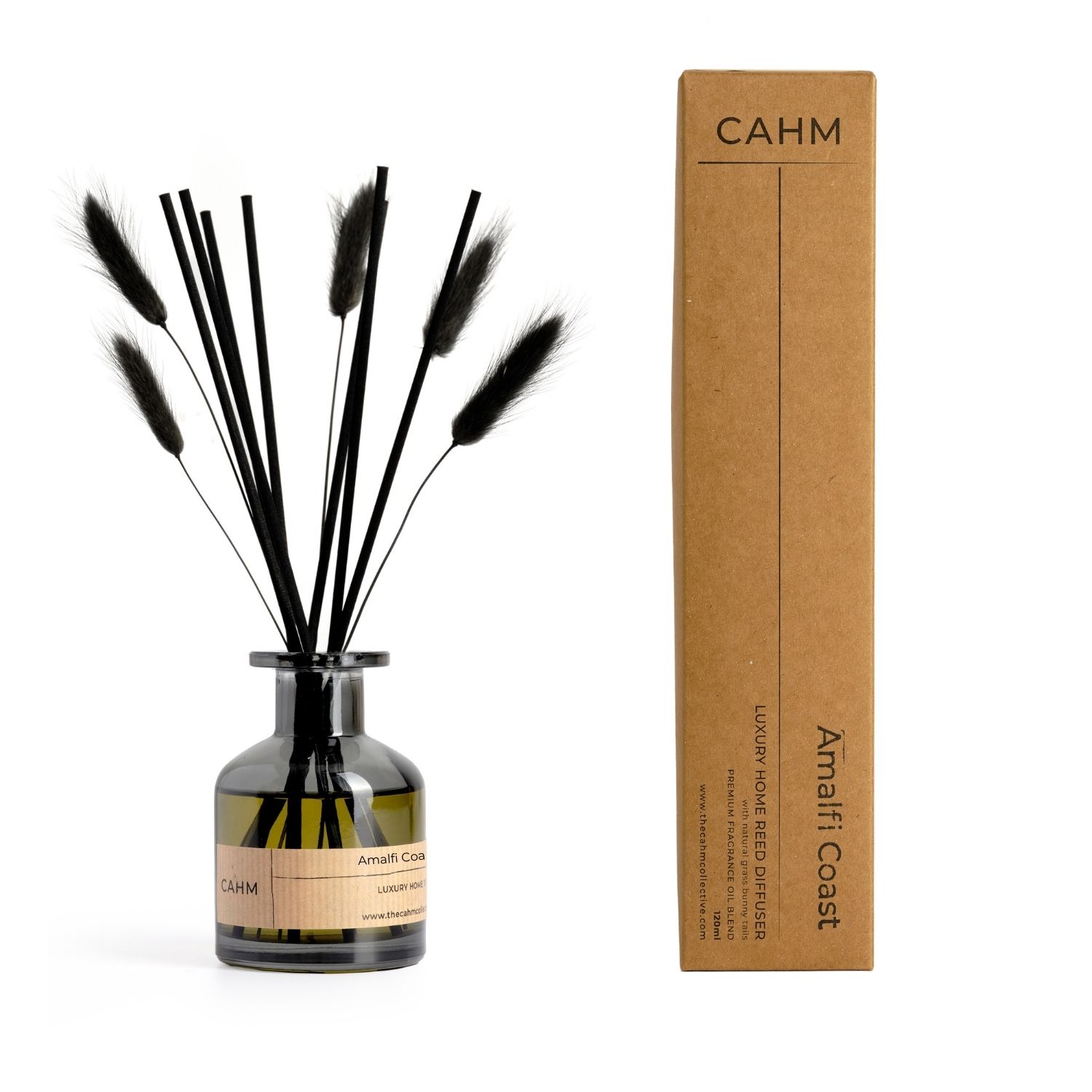 Cahm Amalfi Coast Luxury Reed Diffuser - Black