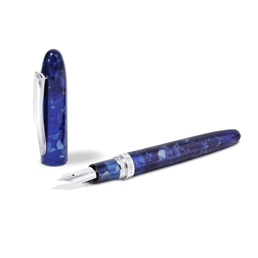 Acropolis Fountain Pen Ocean Blue Campo Marzio Roma 1933