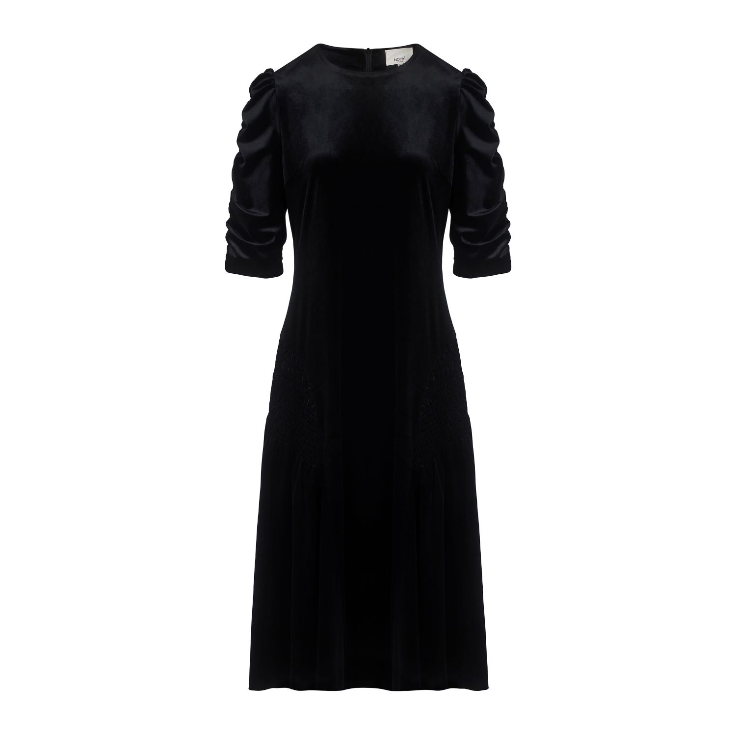 Nooki Design Women's Lana Velvet Dress In Black In Black