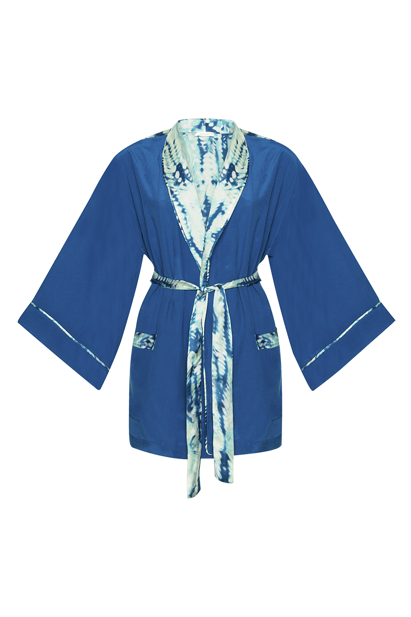 Movom Women's Blue Tao Robe