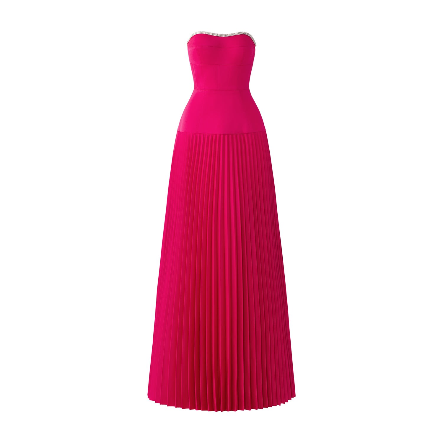 Women’s Pink / Purple Spaghetti Strap Pleated Maxi Dress Extra Small Tracy Studio