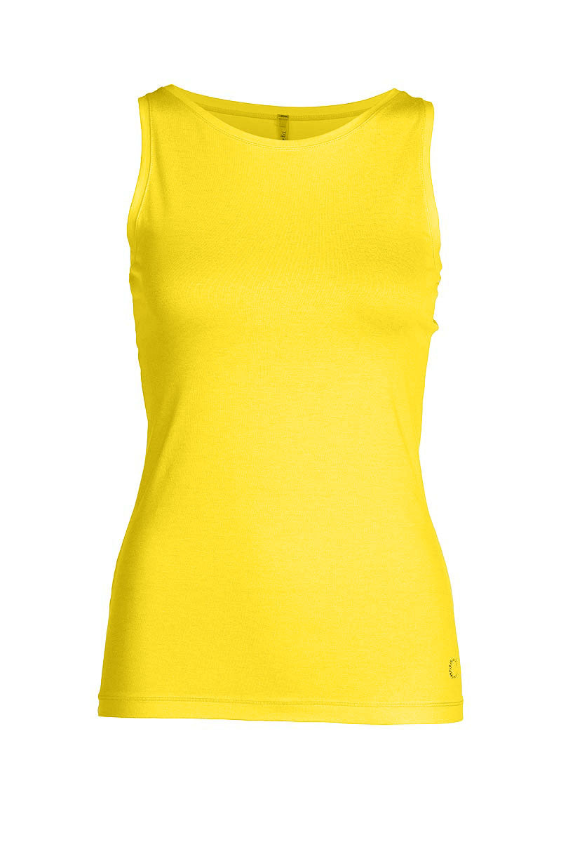 Women’s Yellow / Orange Fitted Sleeveless Top Extra Small Conquista