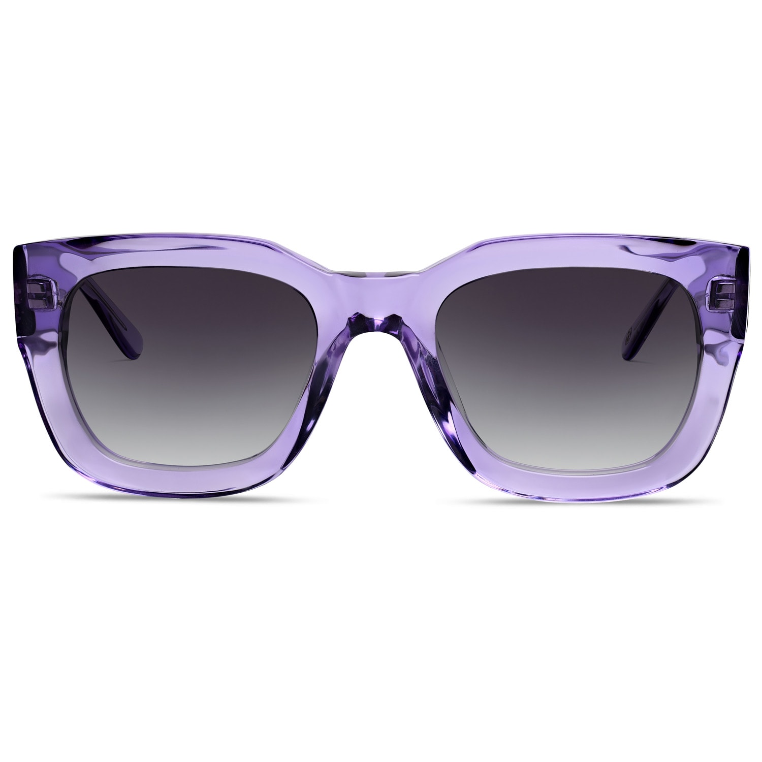 Women’s Pink / Purple Dee Sunglasses Lilac Crystal Cubo Eyewear London