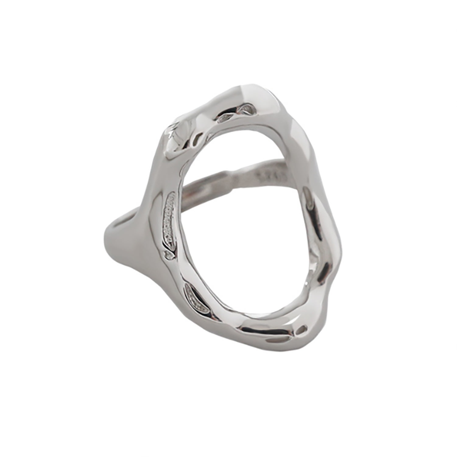 Women’s Sterling Silver Tay Circular Ring Janus Edinburgh