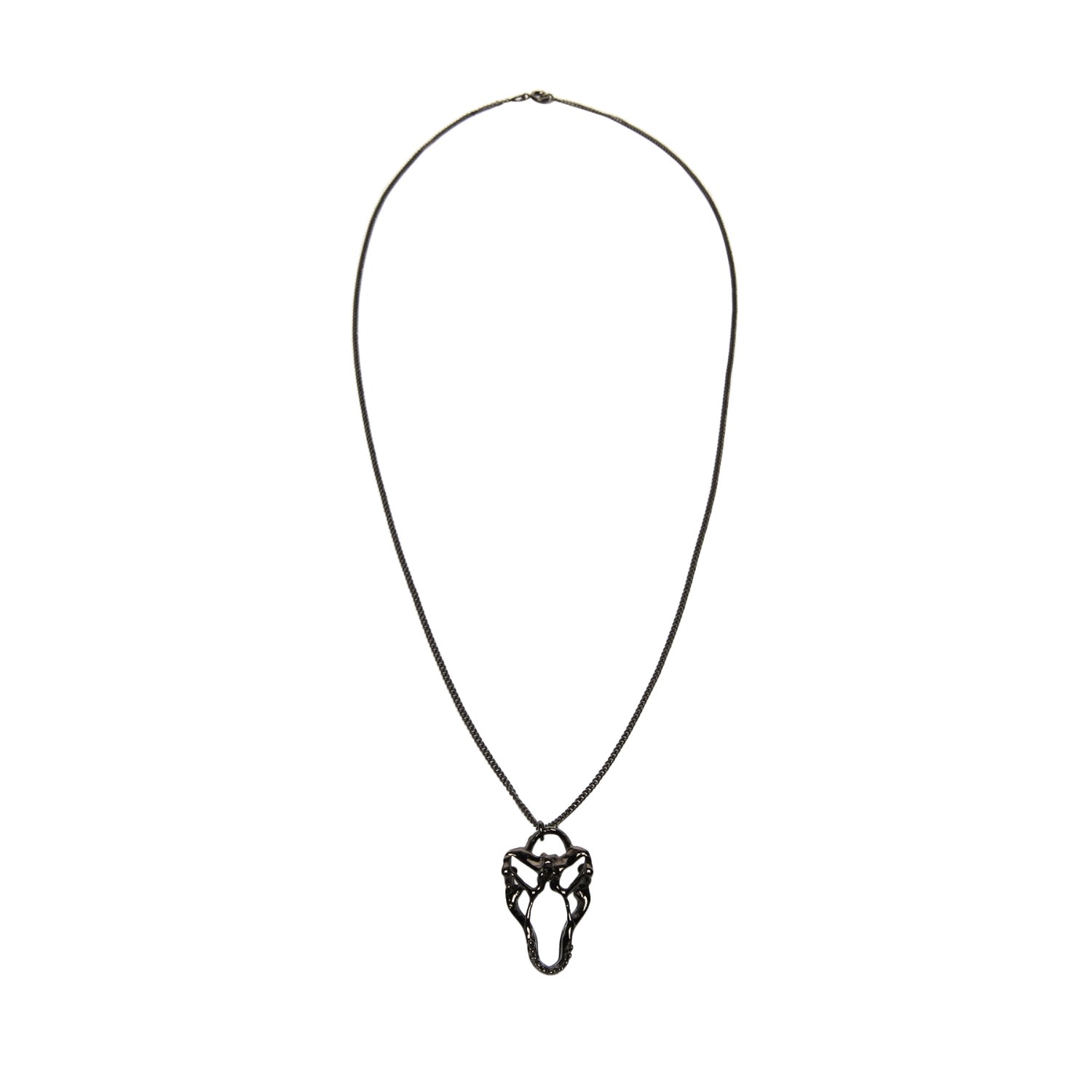 Women’s Grey Small Gila Necklace - Gunmetal Lovard