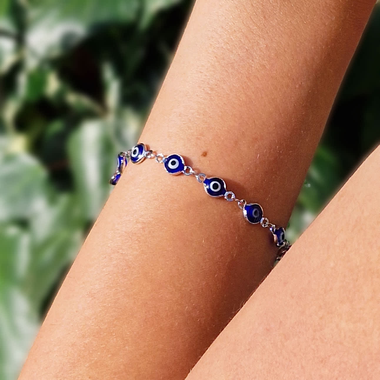 Evil Eye Knotted String Blue Spiritual Bracelet For Protection