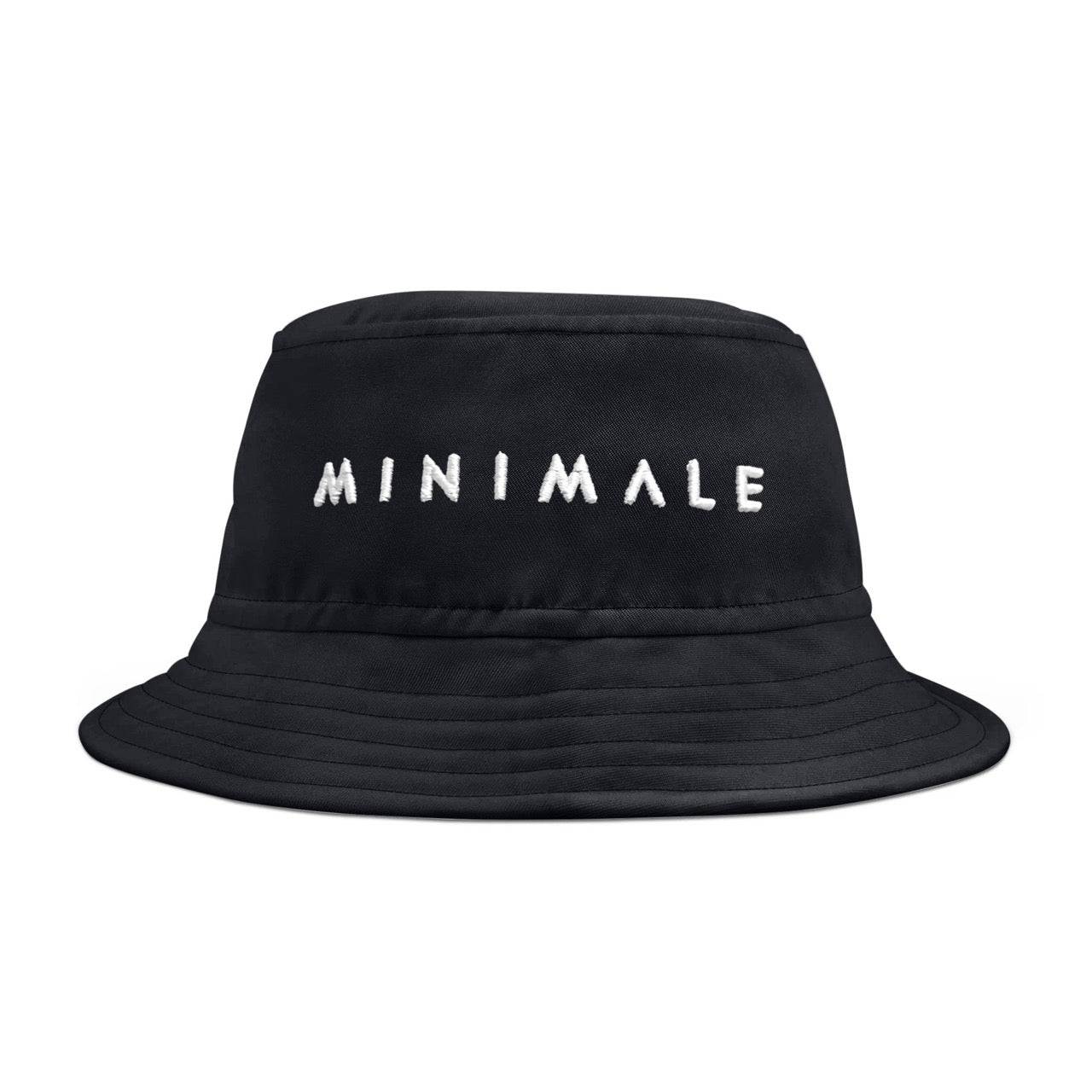 Minimale Animale Women's Hide & Seek Bucket Hat - Black With White Logo
