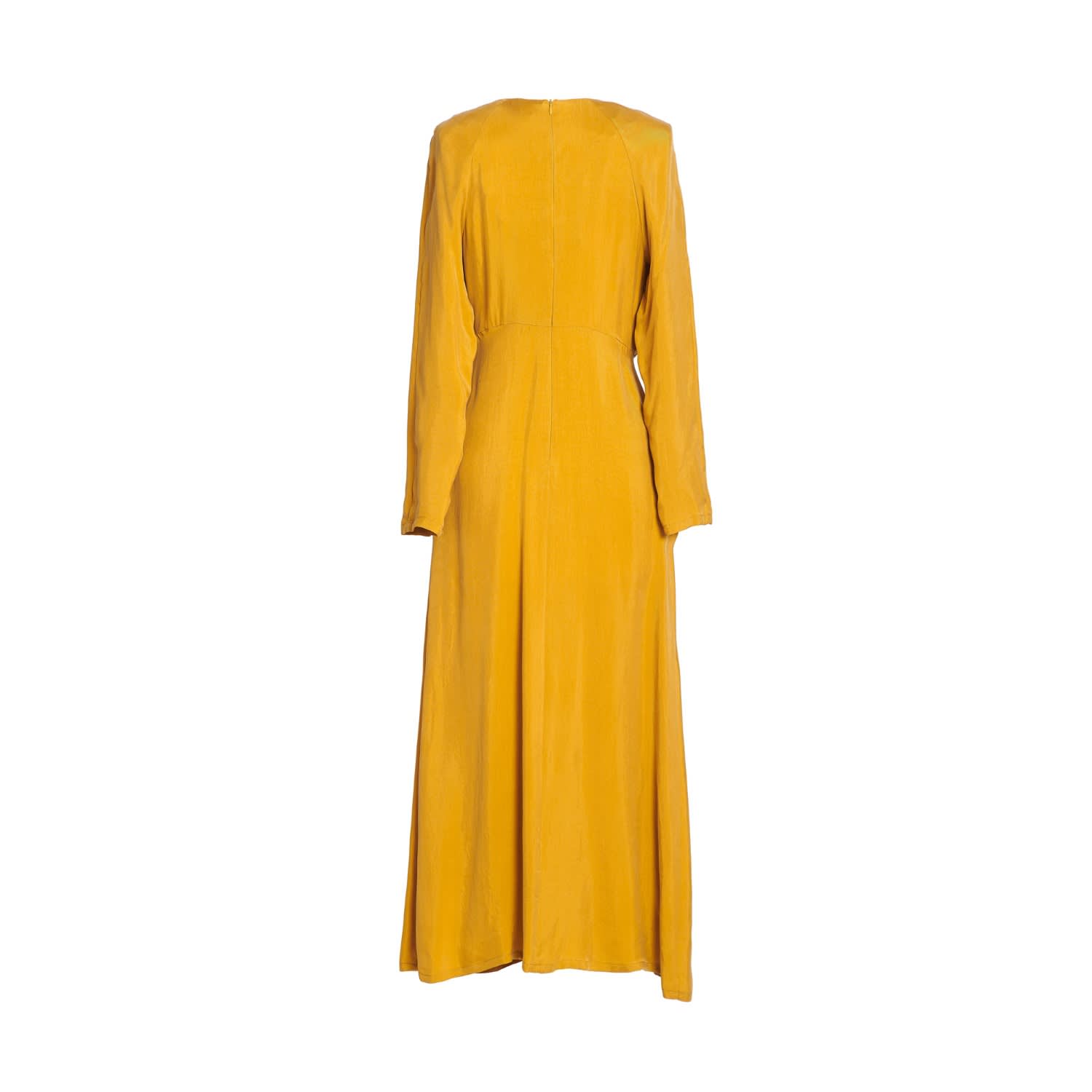 mustard work dress