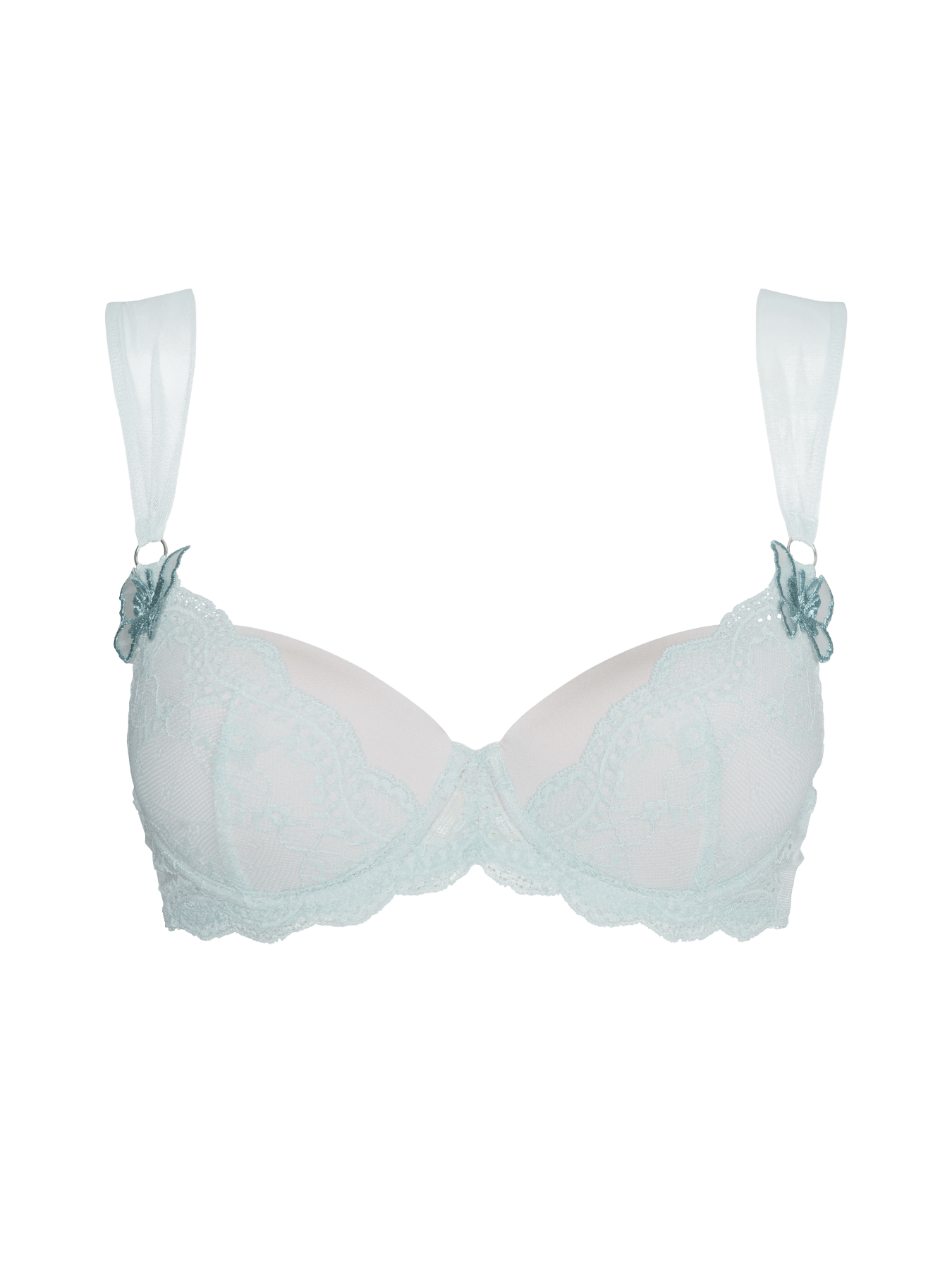 Bonbon Lingerie Women's Green Mariposa Push-up Bra