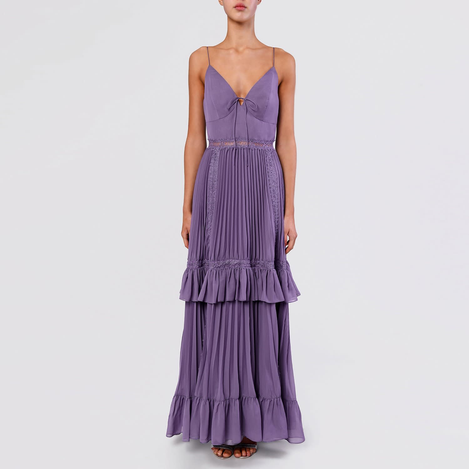 true decadence maxi dress with pleats