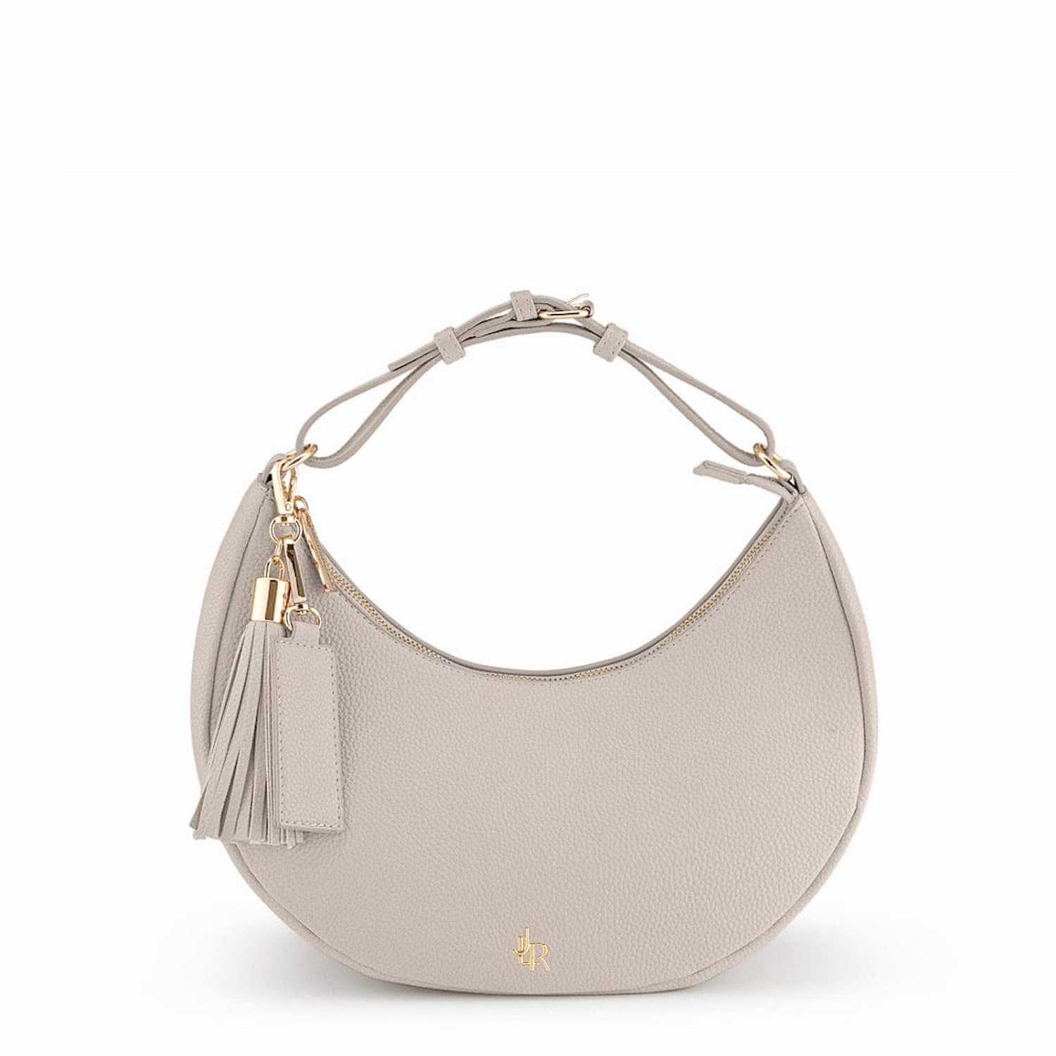 Women’s Neutrals Rudy Midi Half Moon Bag - Taupe Jlr London