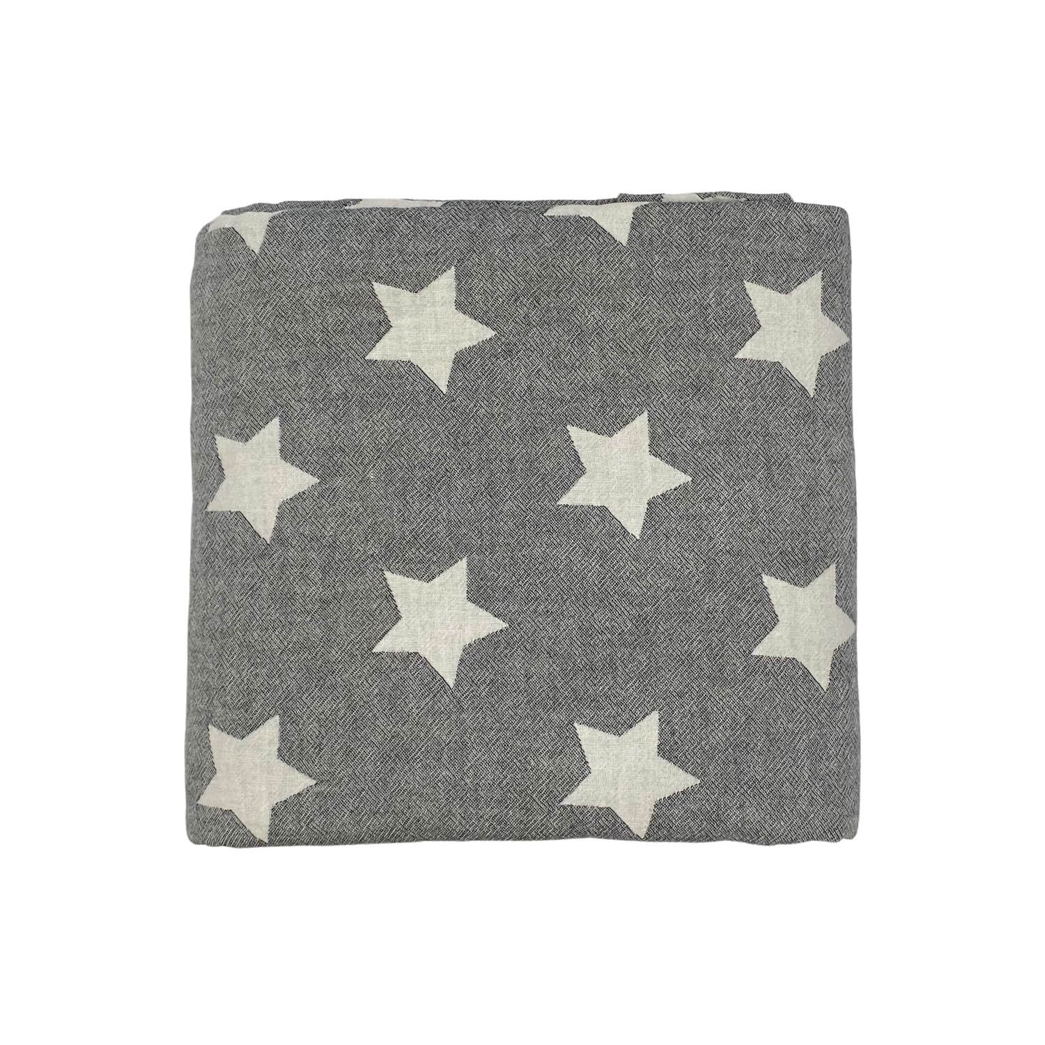 Black Star Super King Blanket - Charcoal One Size Ailera