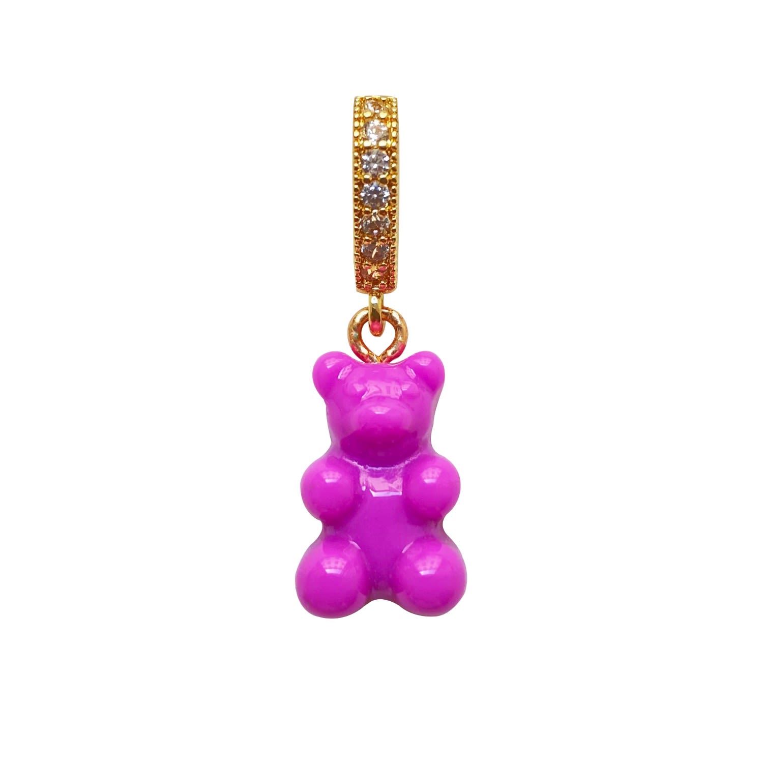 Women’s Pink / Purple / Gold Purple Dream Gummy Bear Charm Pendant Smilla Brav