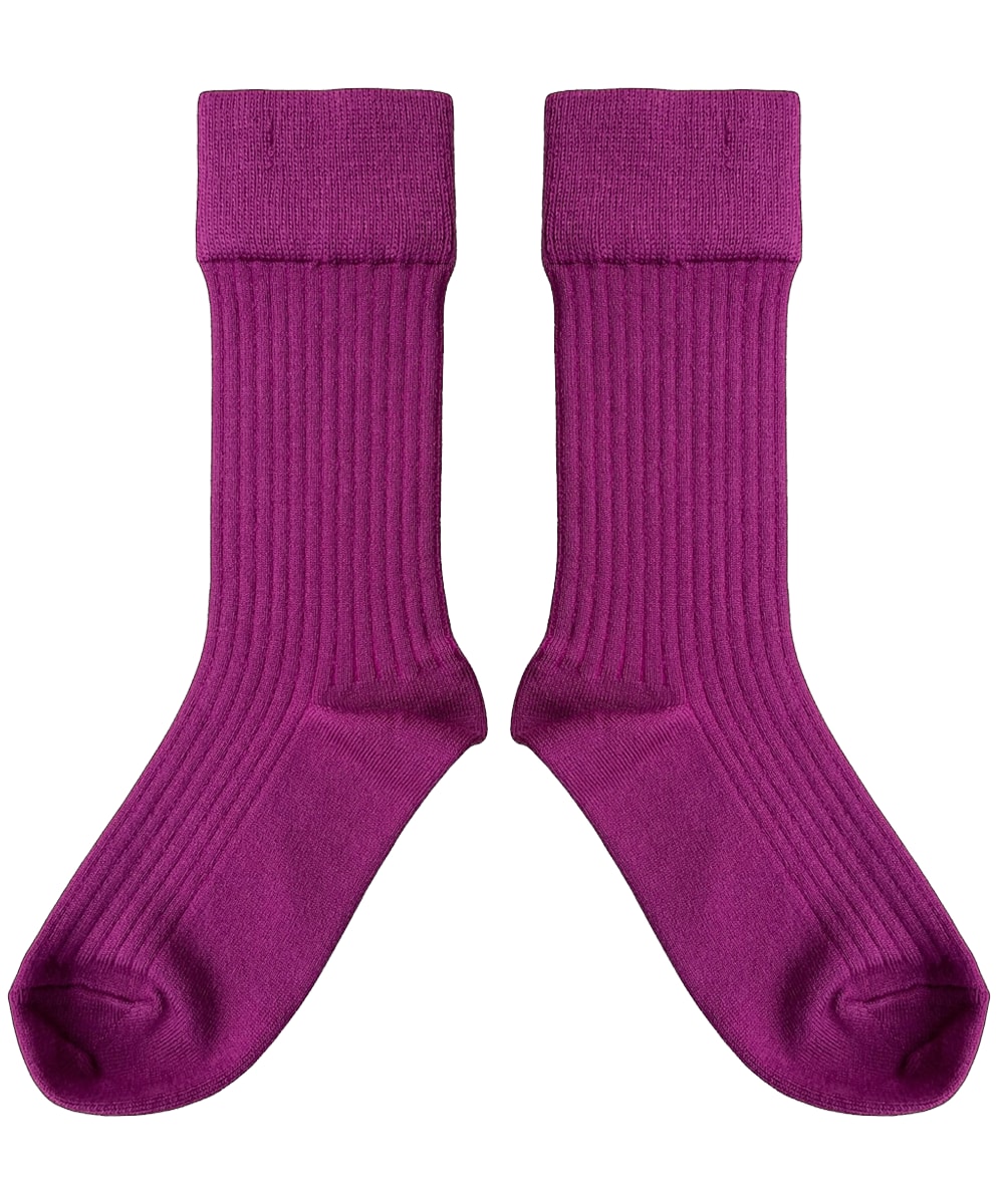 Mabli Women's Purple Merino Wool Socks - Violet In Purple