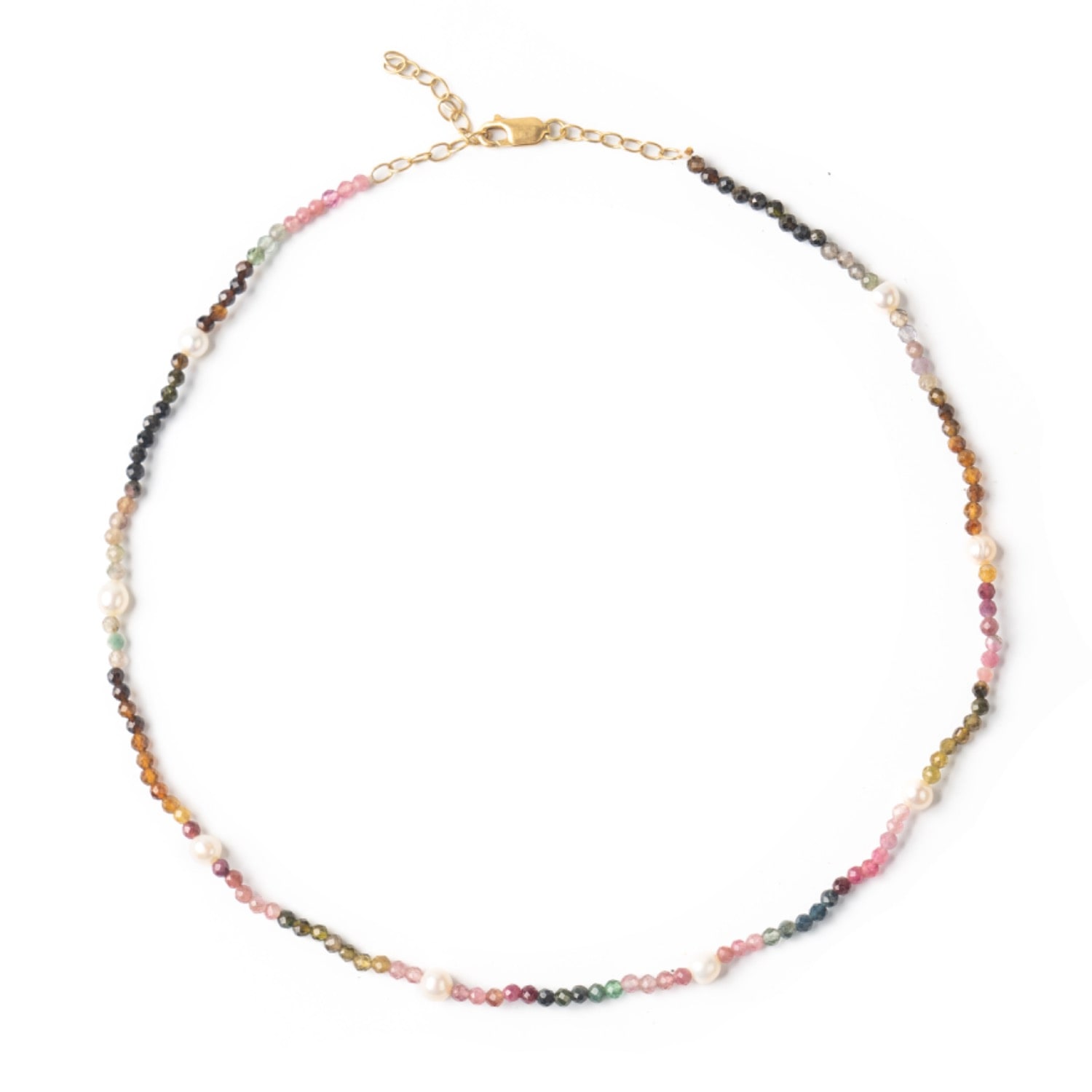 The Link Between Women's Multi Renaissance Mosaic Gold Vermeil Choker Necklace In Yellow