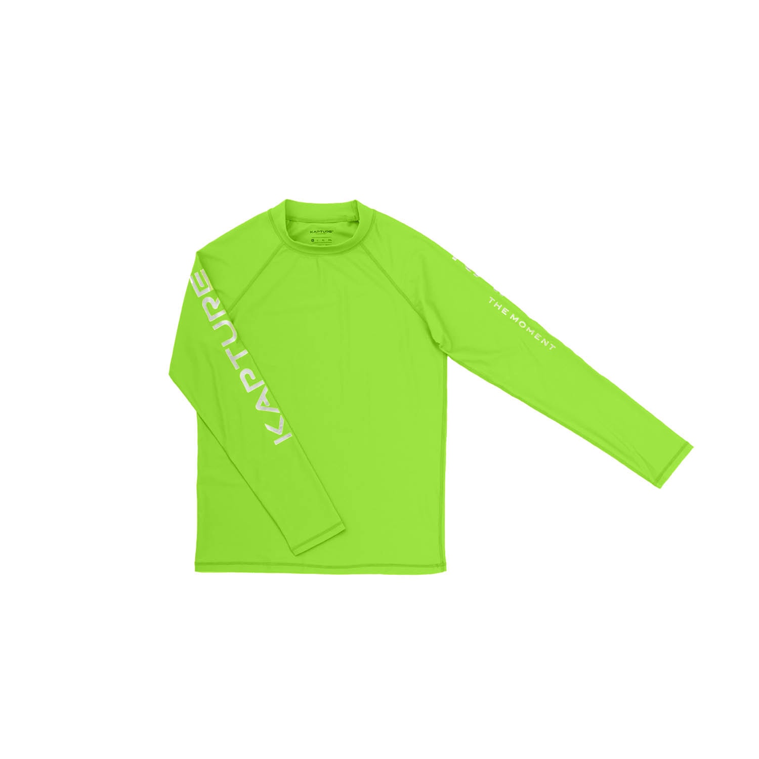 Kapture Men's Dayglow Comfyfit Recycled Rashguard - Neon Green In Green