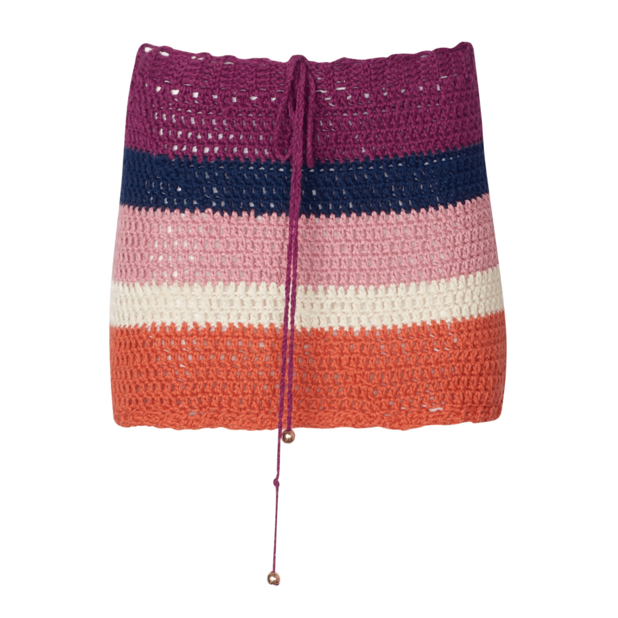 Women’s Kaia Sunset Crochet Mini Skirt Extra Small Soah