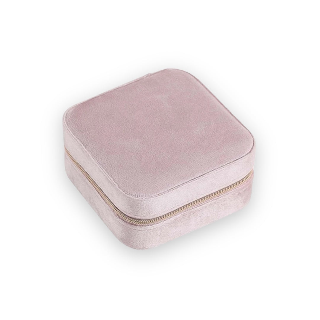 Women’s Pink / Purple Pink Velvet Jewellery Box Pink Piglet Collection