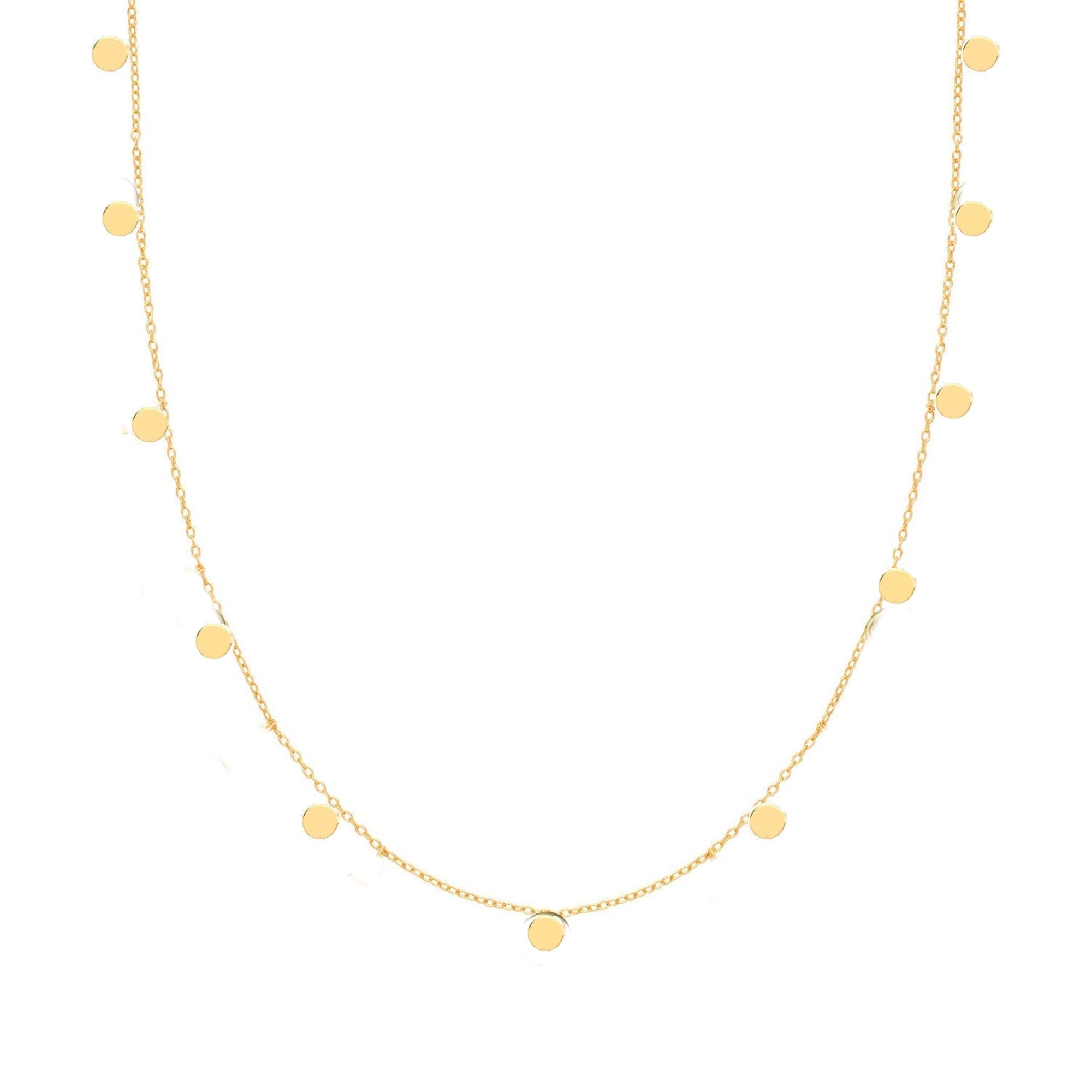 Women’s Gold Scattered Stars Necklace Lily Flo Jewellery