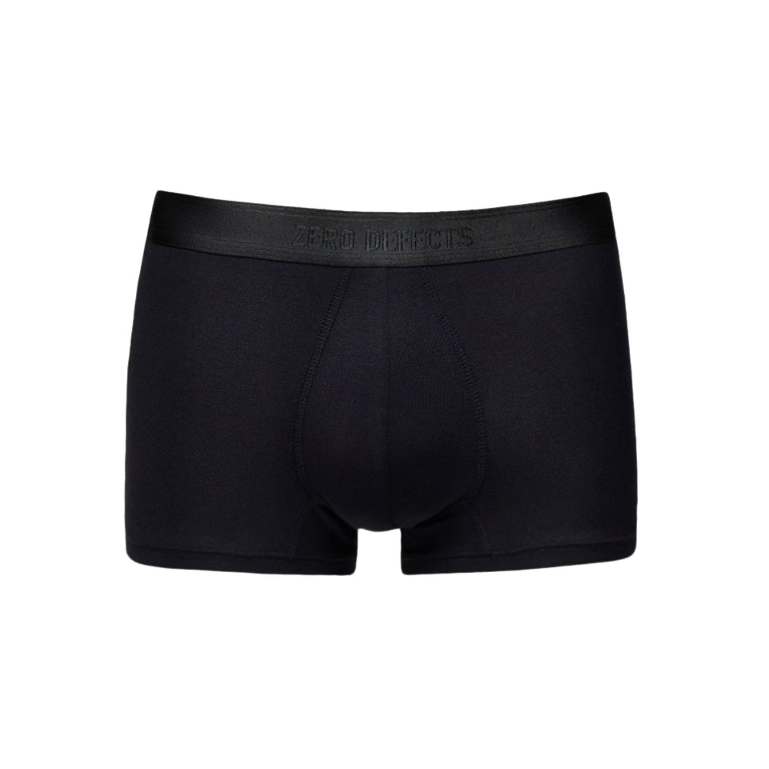 Zd Zero Defects Men's Akiles Trunk – Breathable & Soft Soy Fiber - Color Black In Black