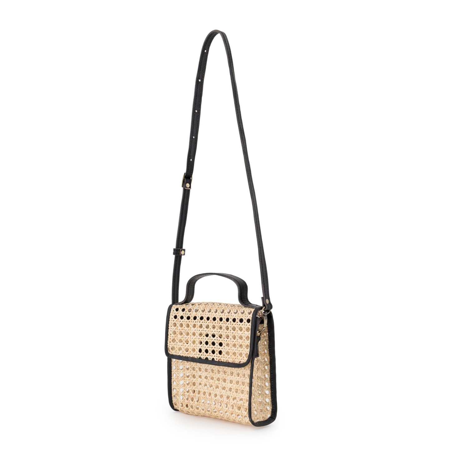 rattan cross body bag