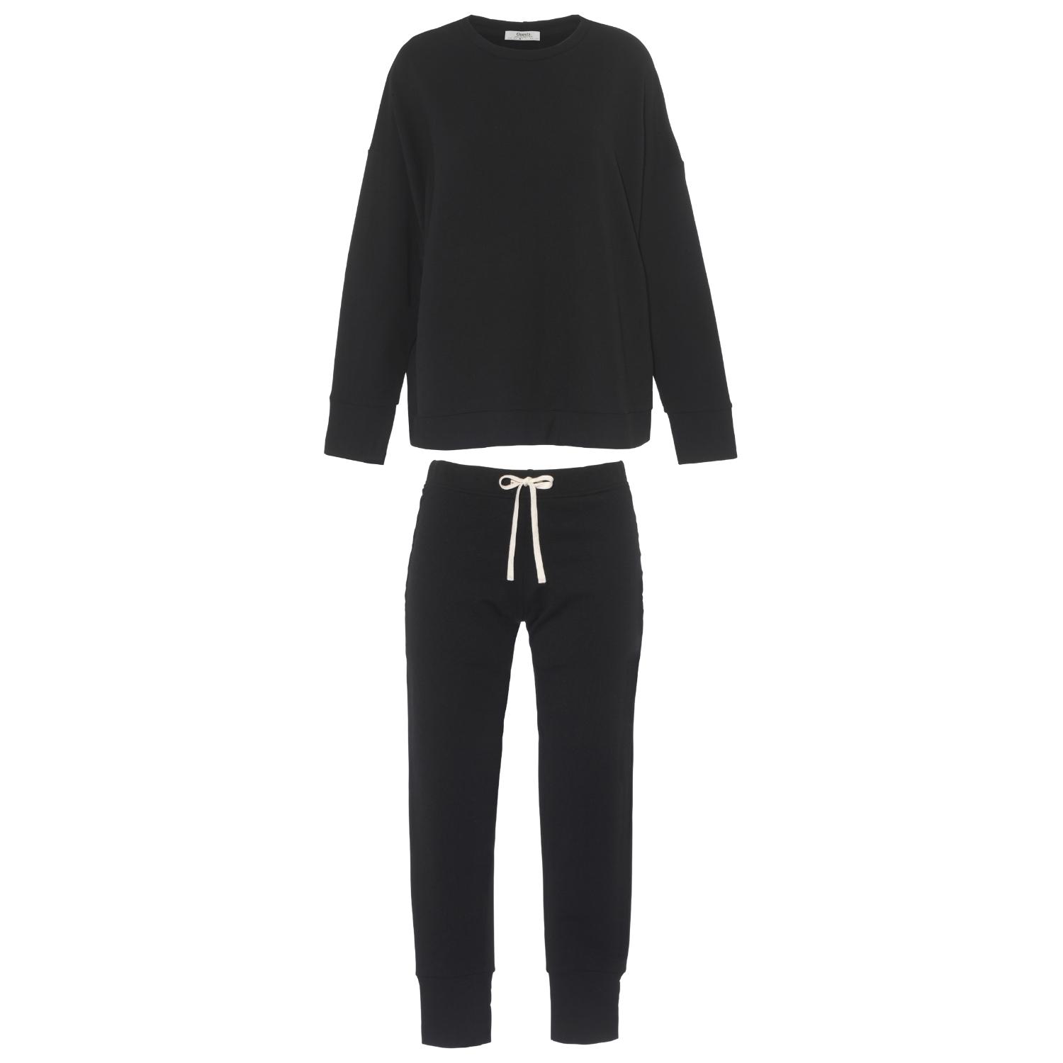 Onesta Women's Black Tencel Loungewear Set In Black