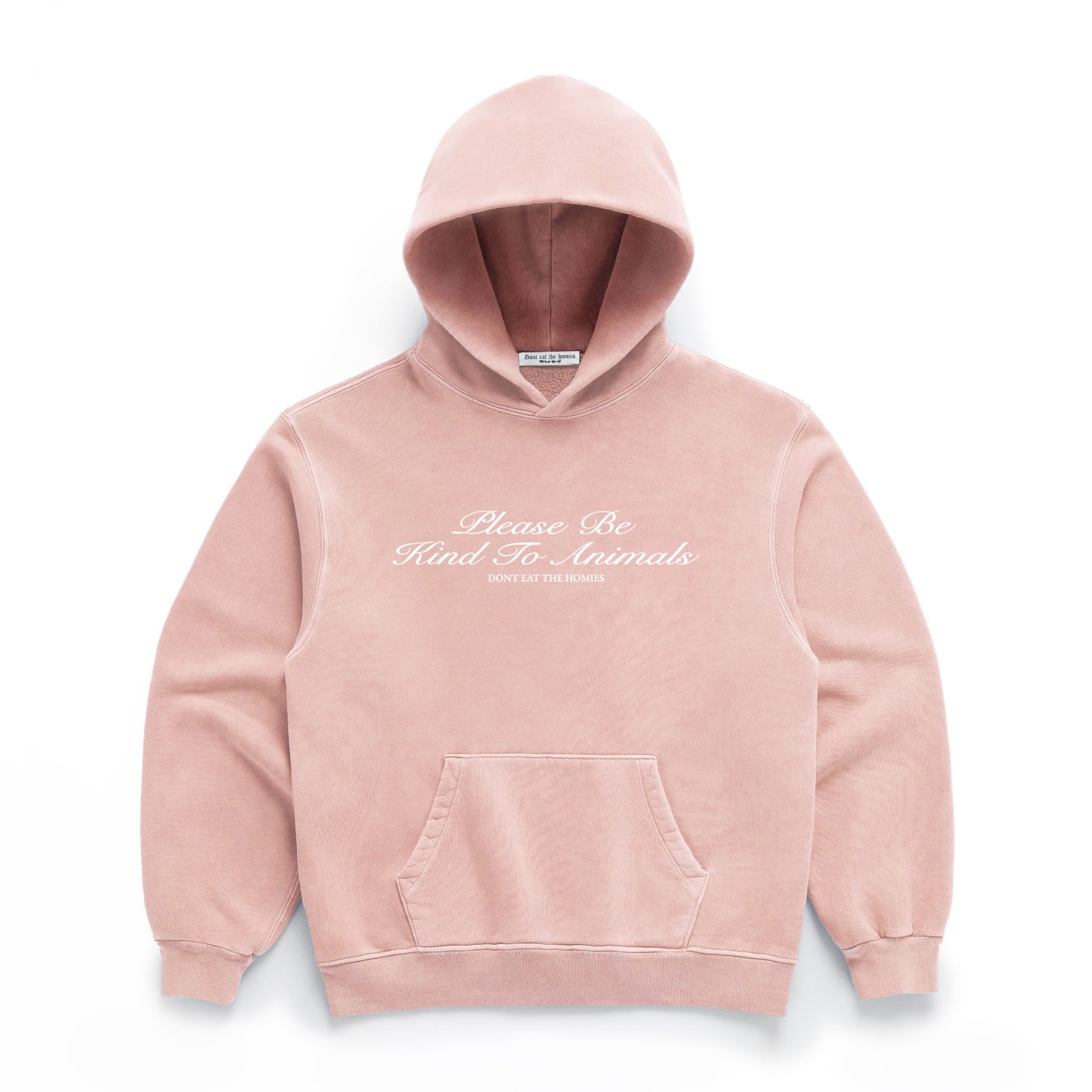 Dont Eat The Homies Pink / Purple Be Kind Hoodie - Pink In Pink/purple